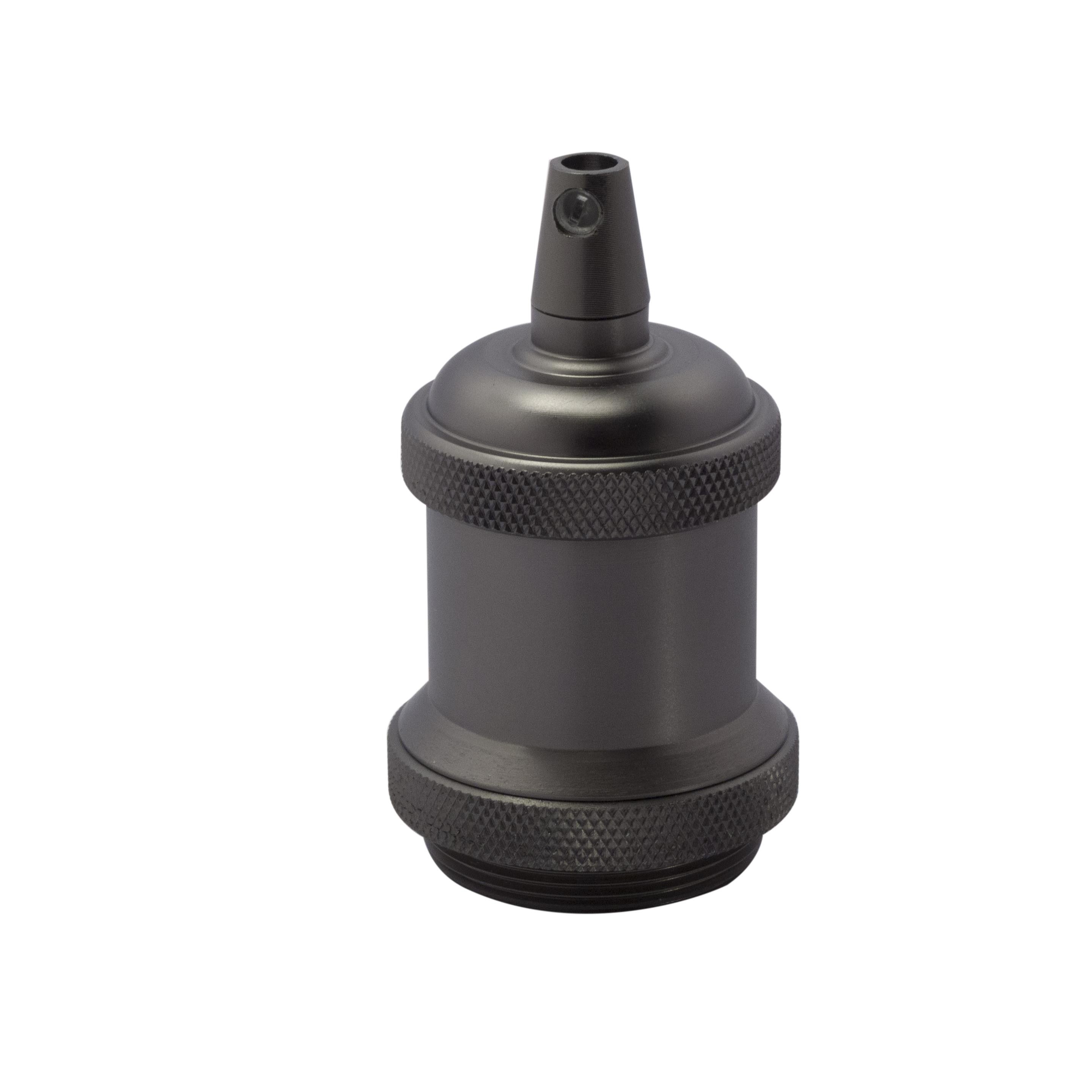 Metalen fitting – titaniumkleurig