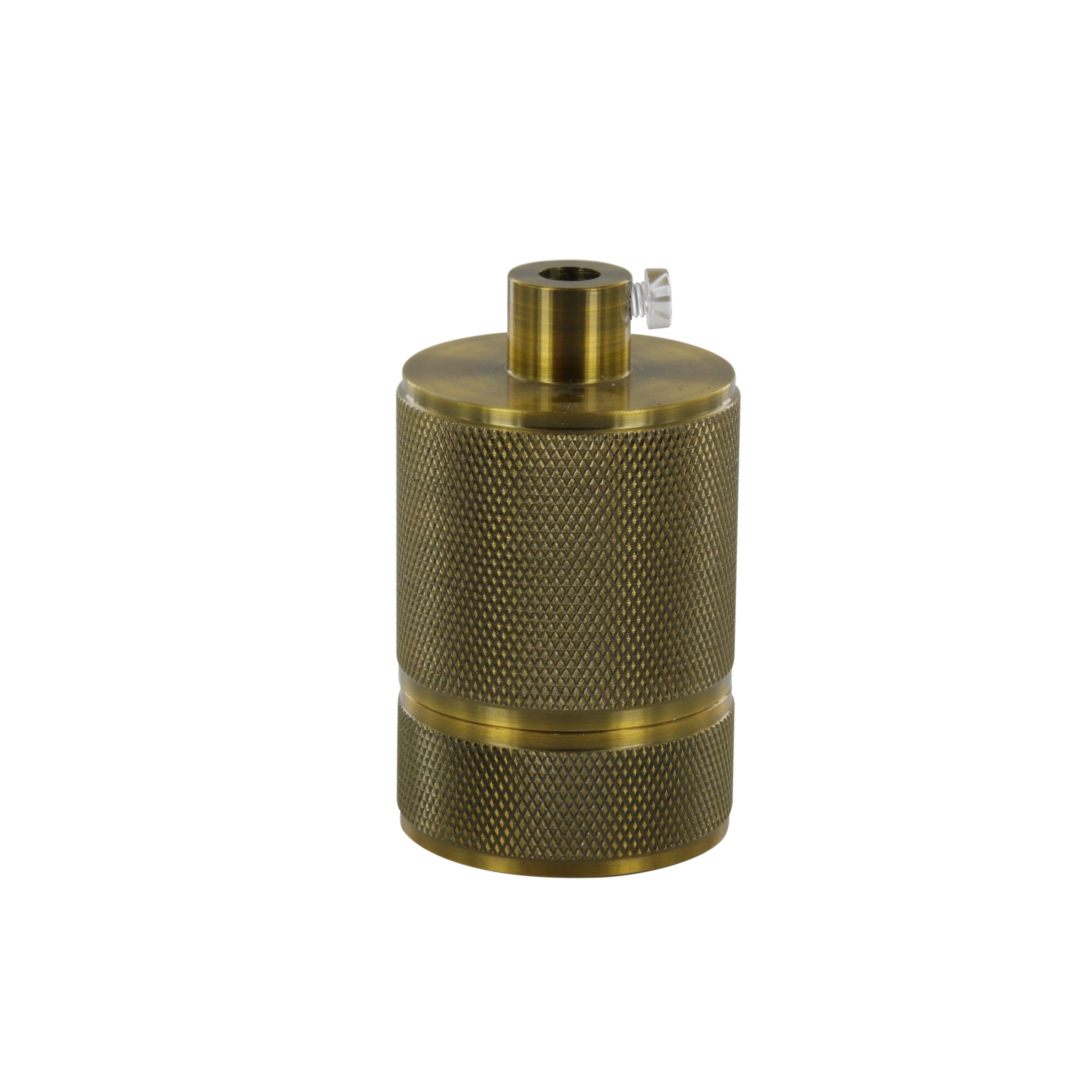 Aluminum lampholder - brass
