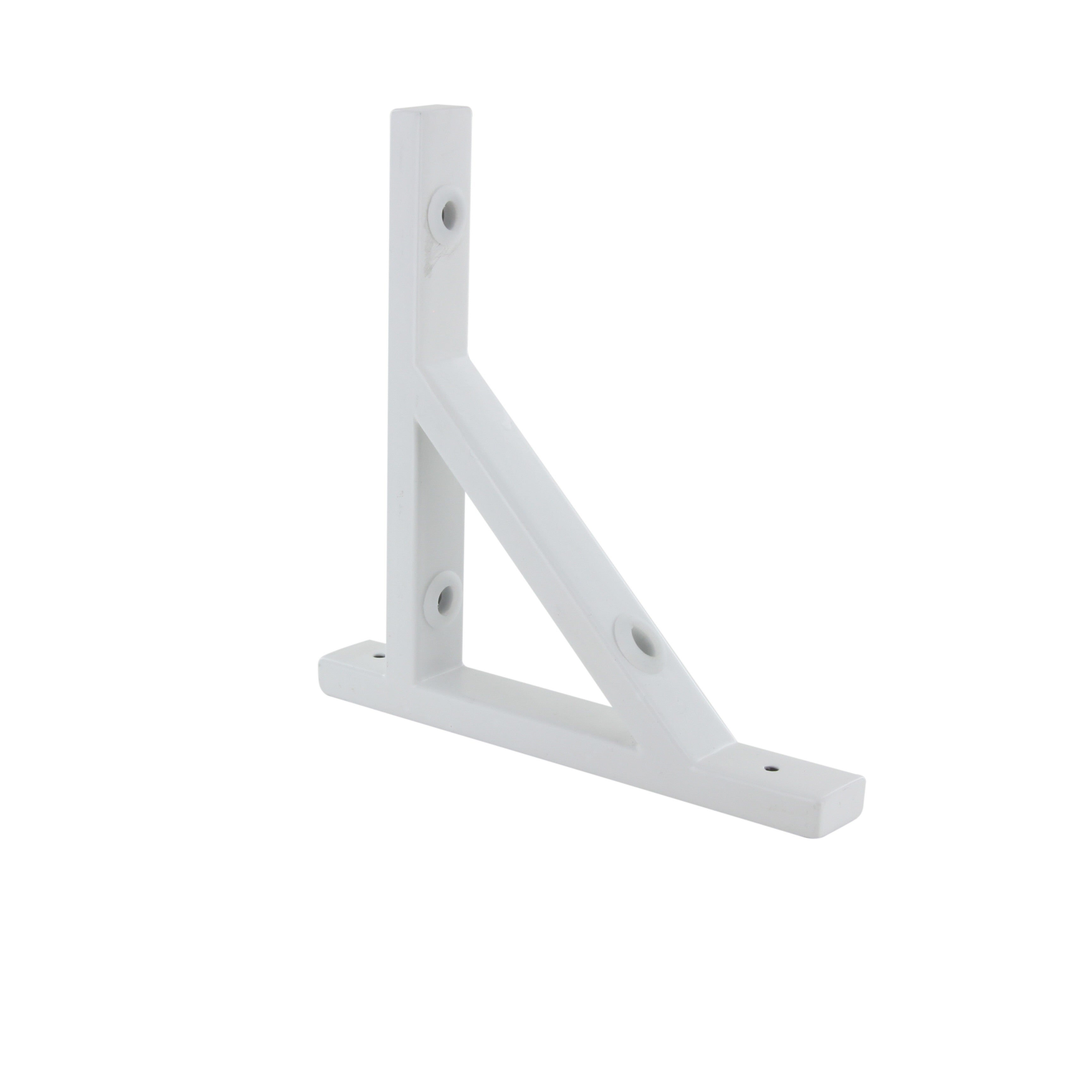 Staffa da parete in metallo - bianco
