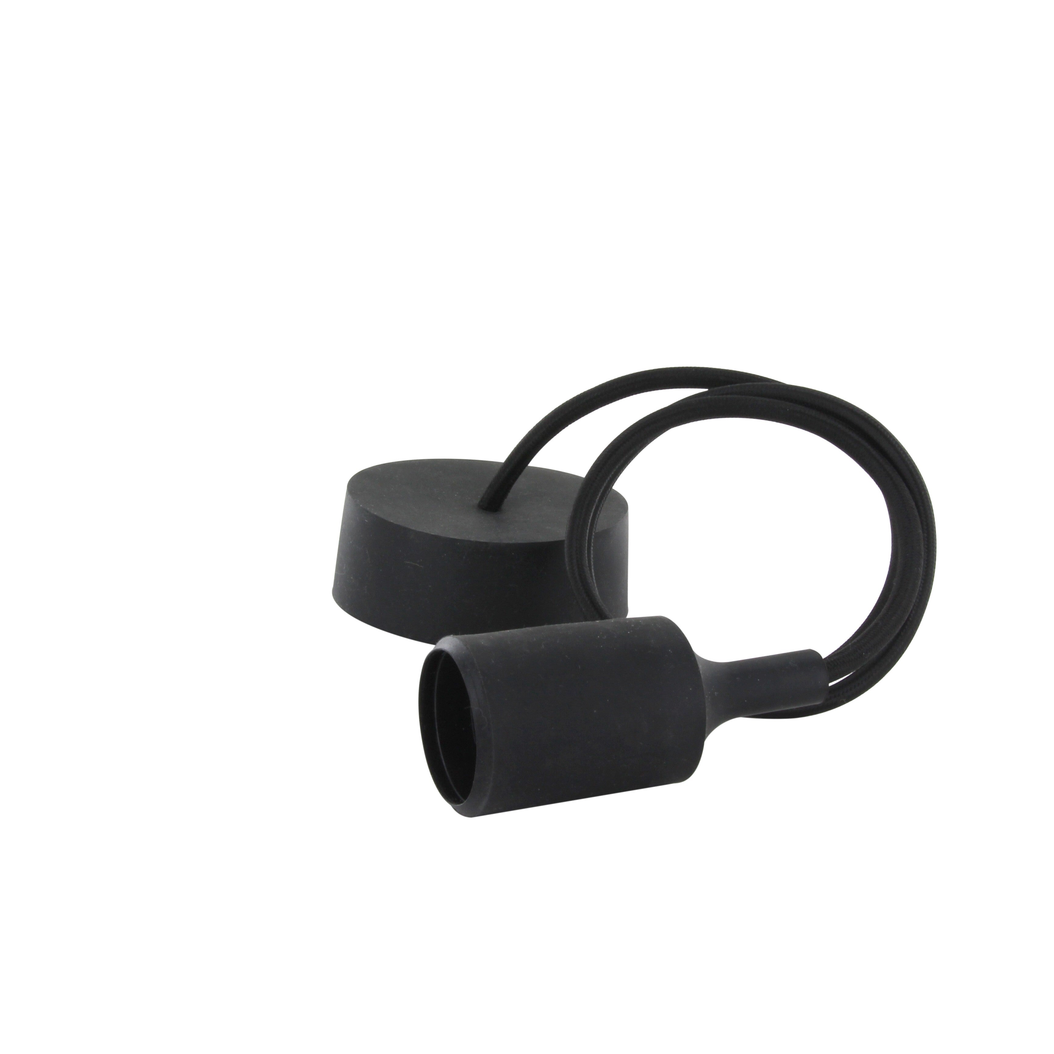 Silicone pendant light kit - Black
