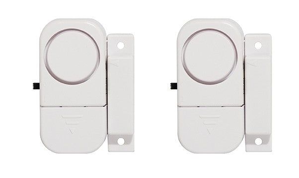 Set of 2 mini intrusion alarms and entry alarms
