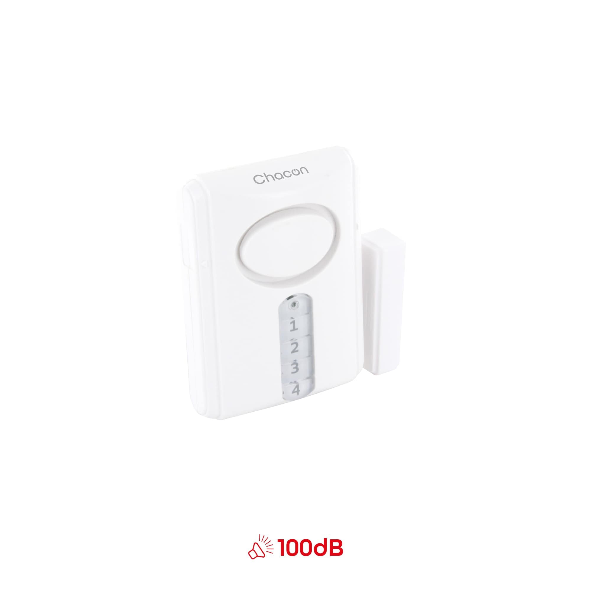Detector de apertura con alarma + código