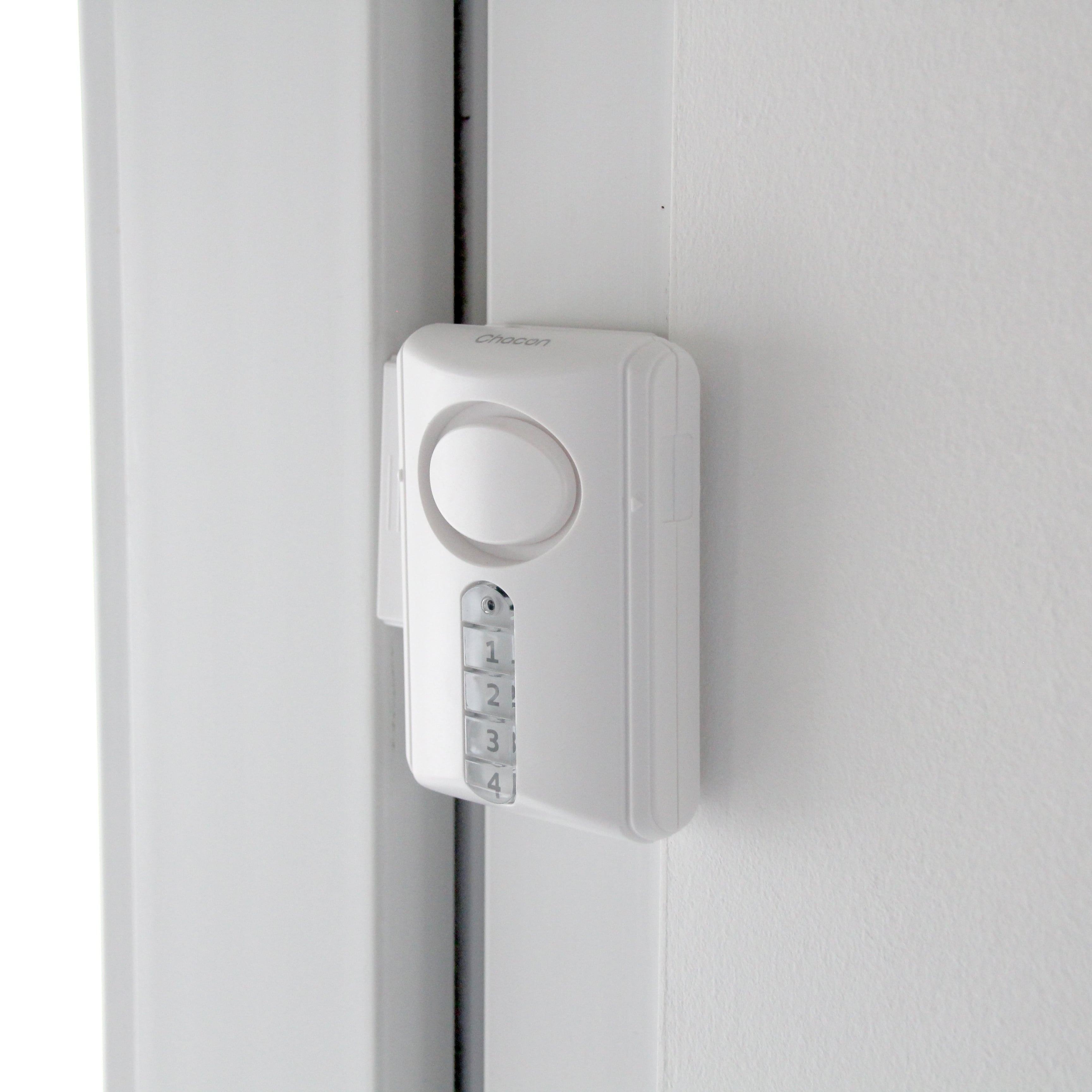 Detector de apertura con alarma + código