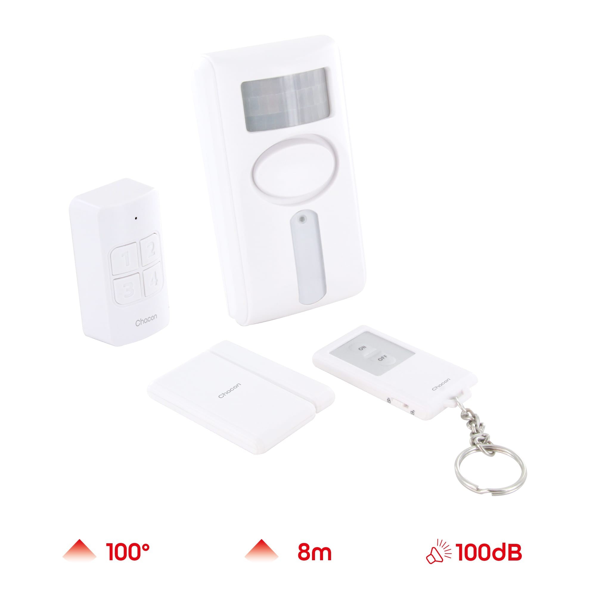 All-in-one wireless alarm