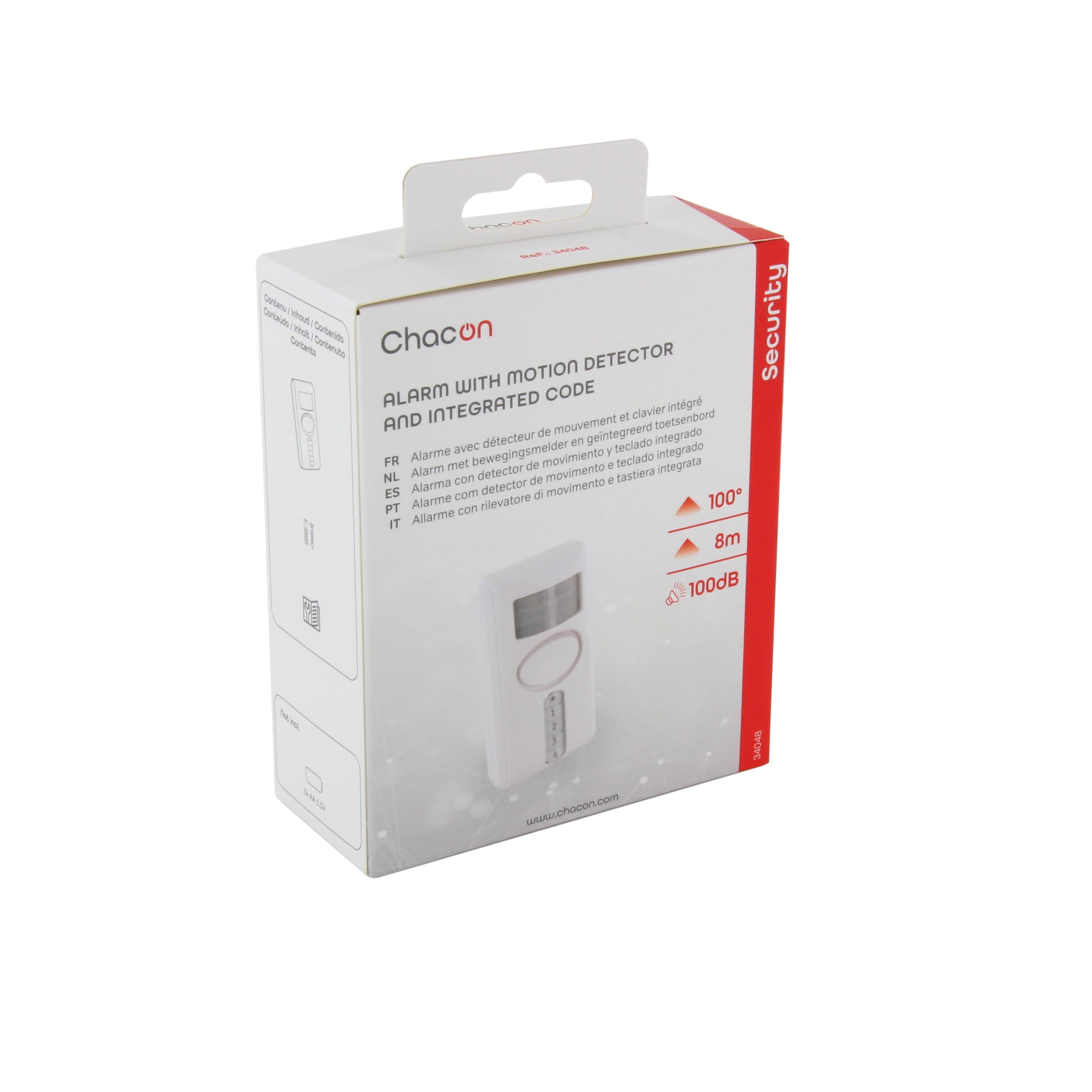 Bewegingsmelder met alarm en toetsenbord