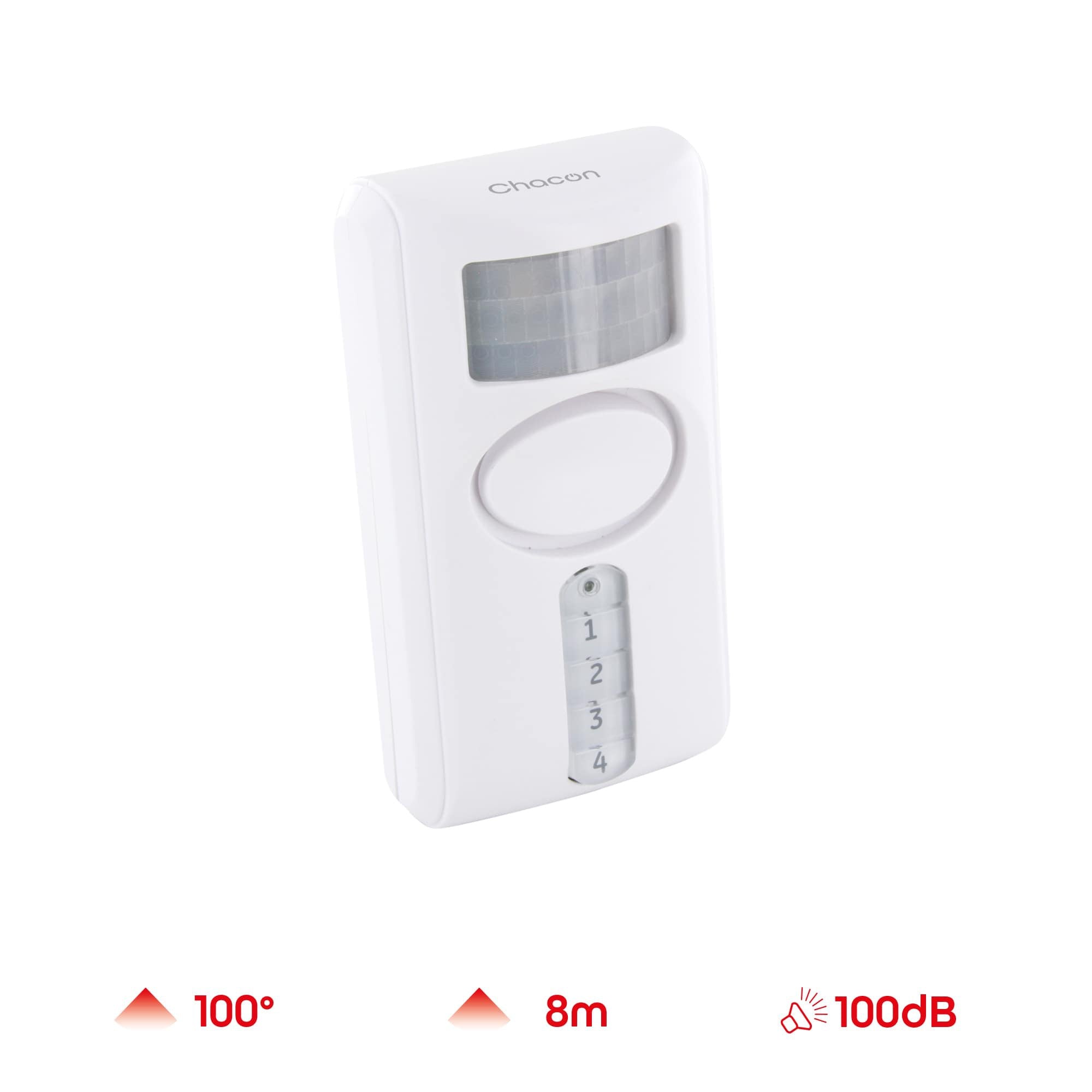 Bewegingsmelder met alarm en toetsenbord