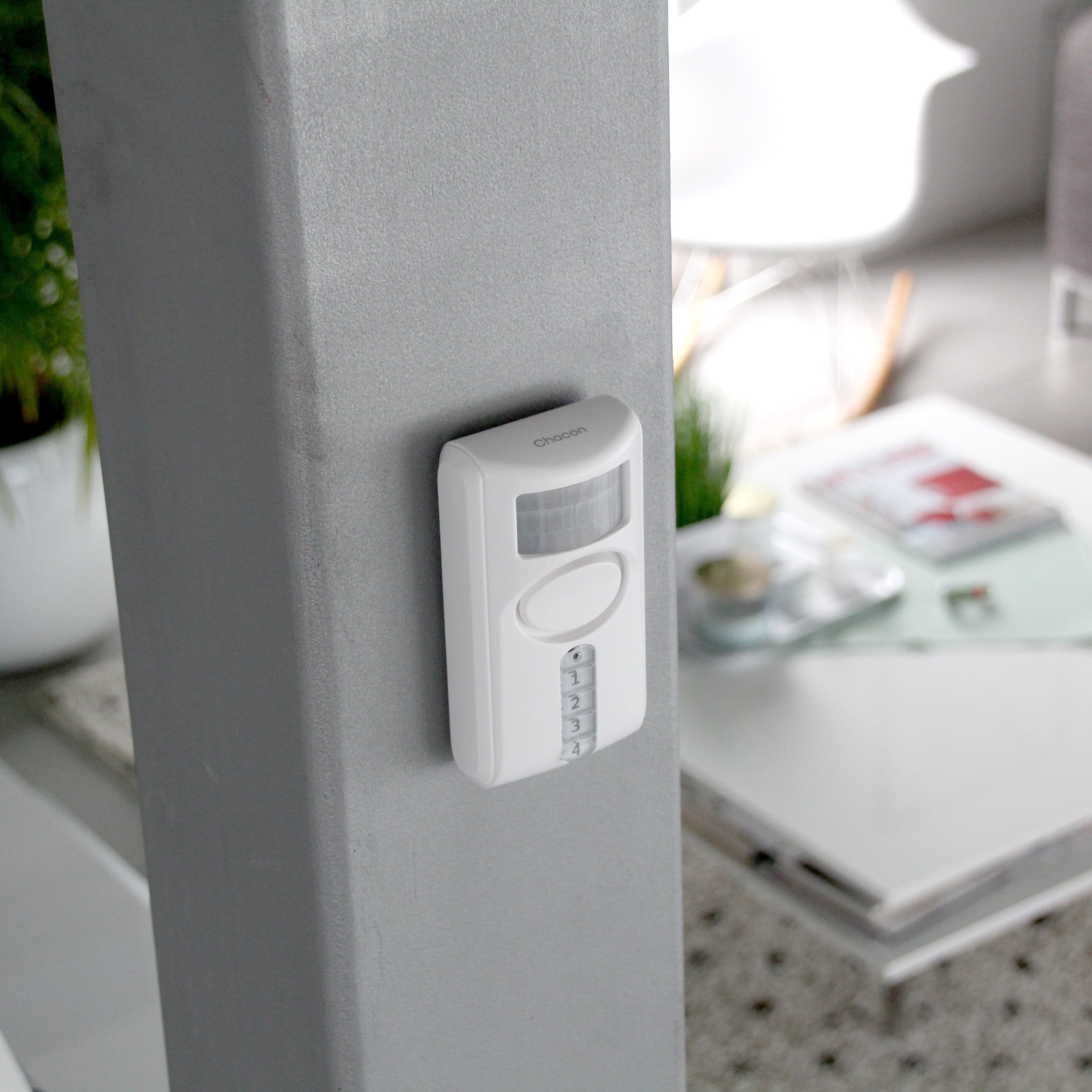Bewegingsmelder met alarm en toetsenbord