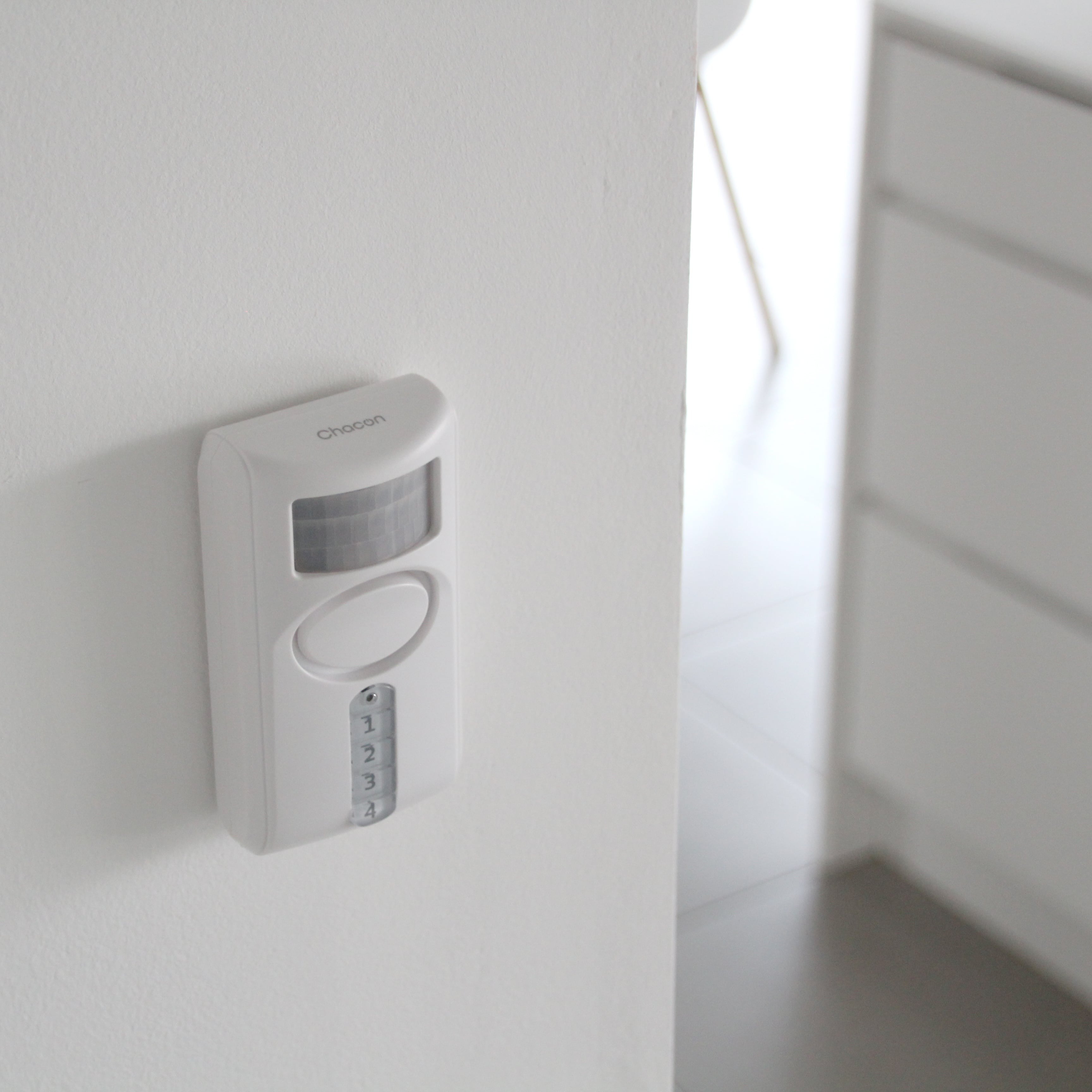 Bewegingsmelder met alarm en toetsenbord