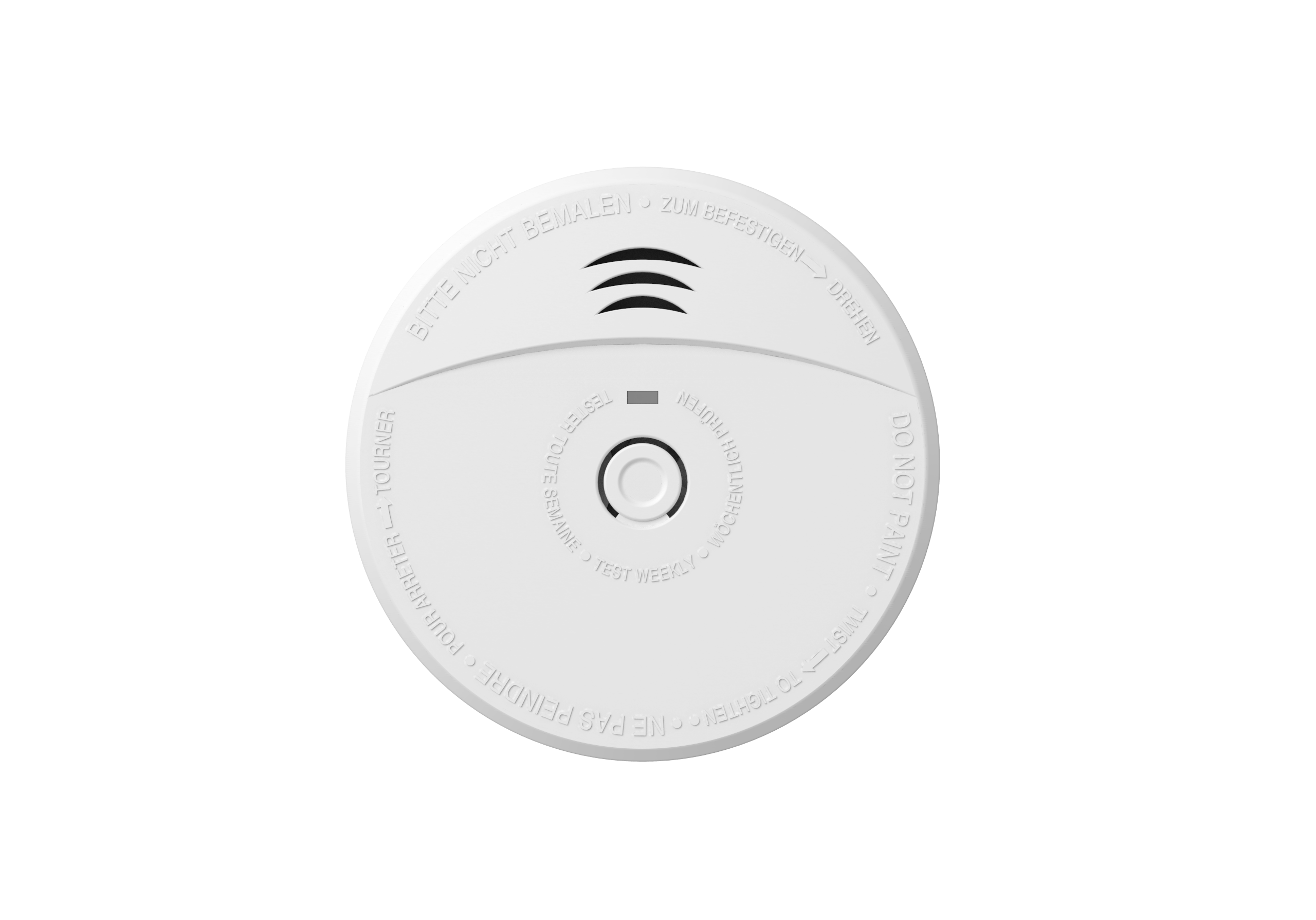 Optical smoke detector with alkaline battery - 5 years