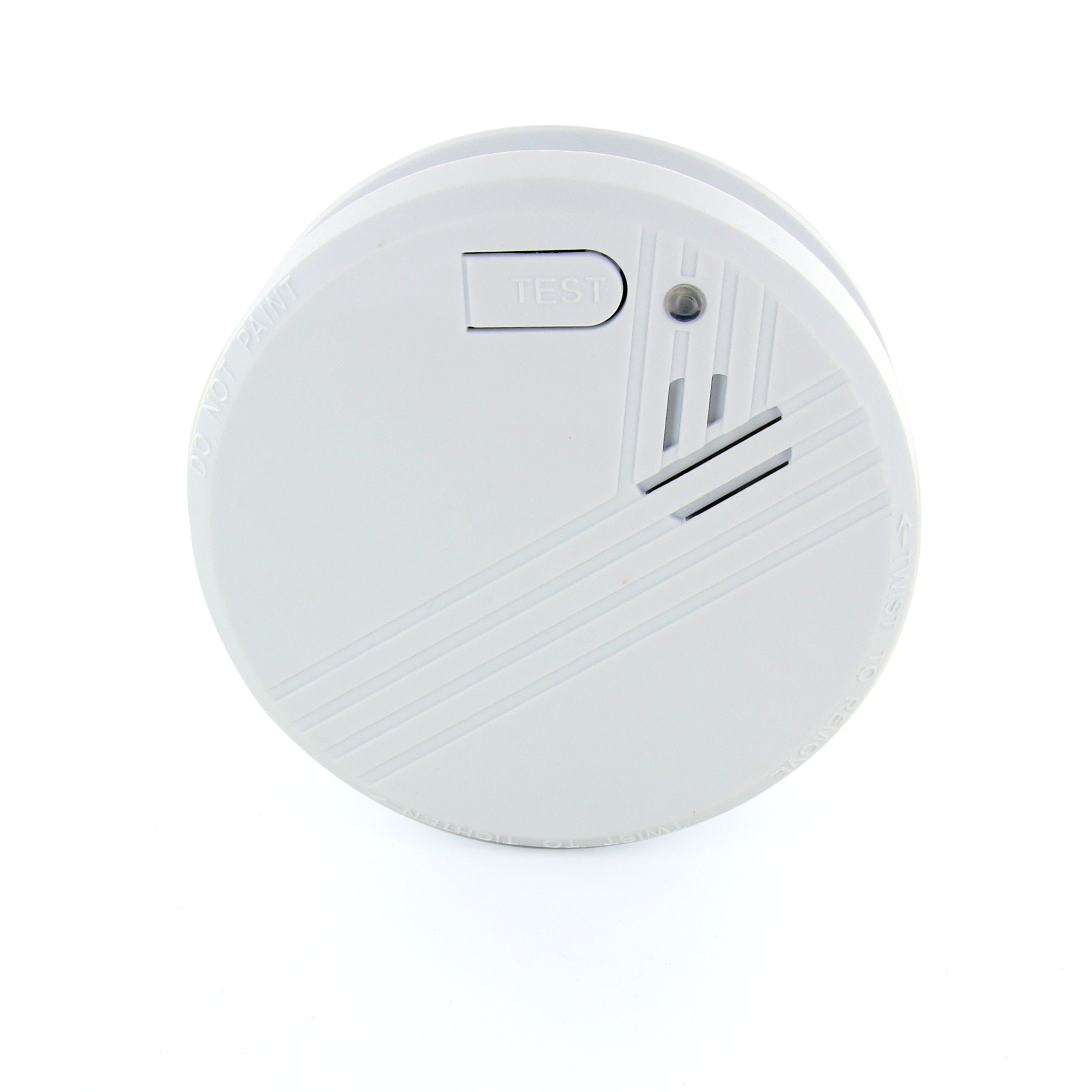 Optical smoke alarm with 9 V alkaline battery - 1 year