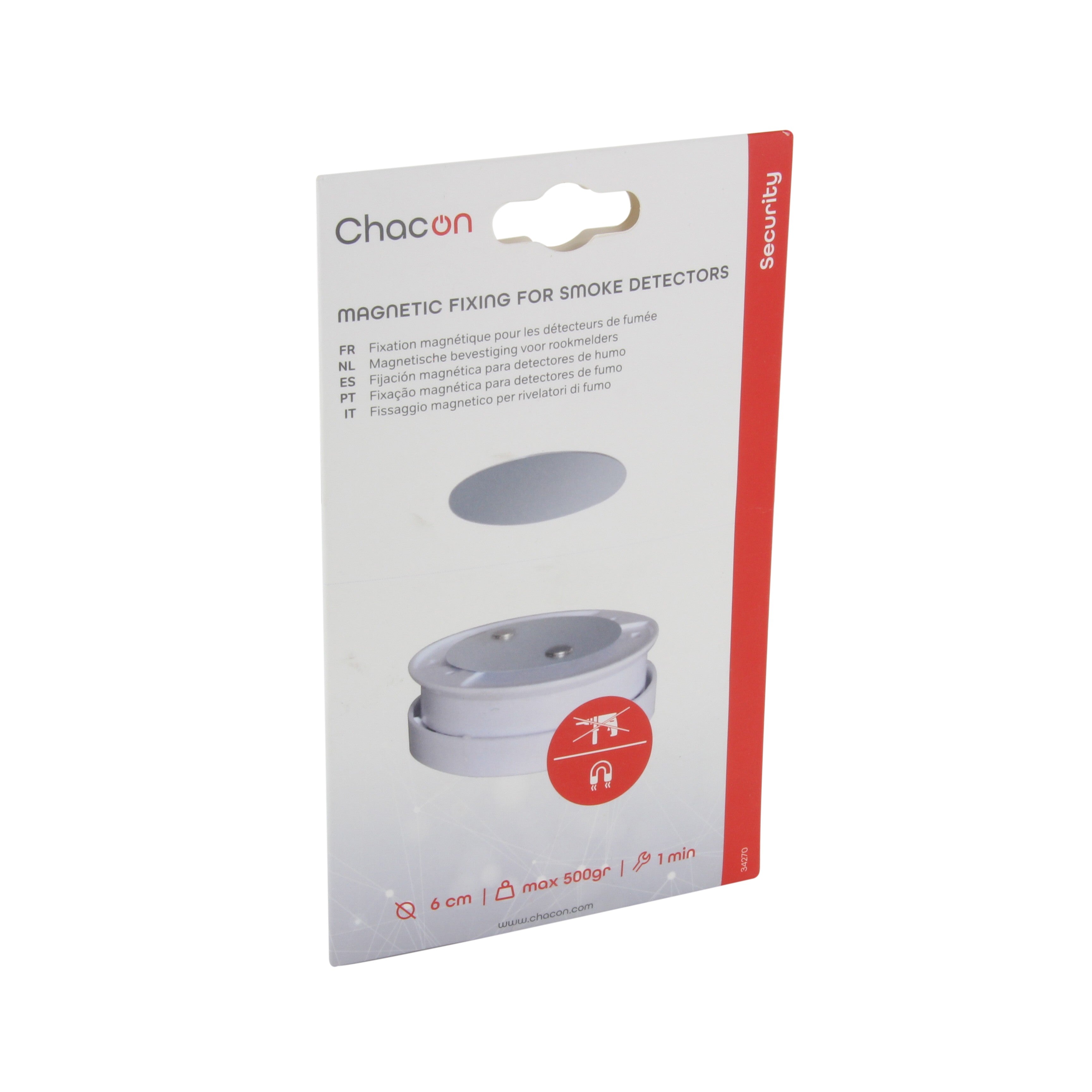 Magnetische Befestigung für Rauchmelder