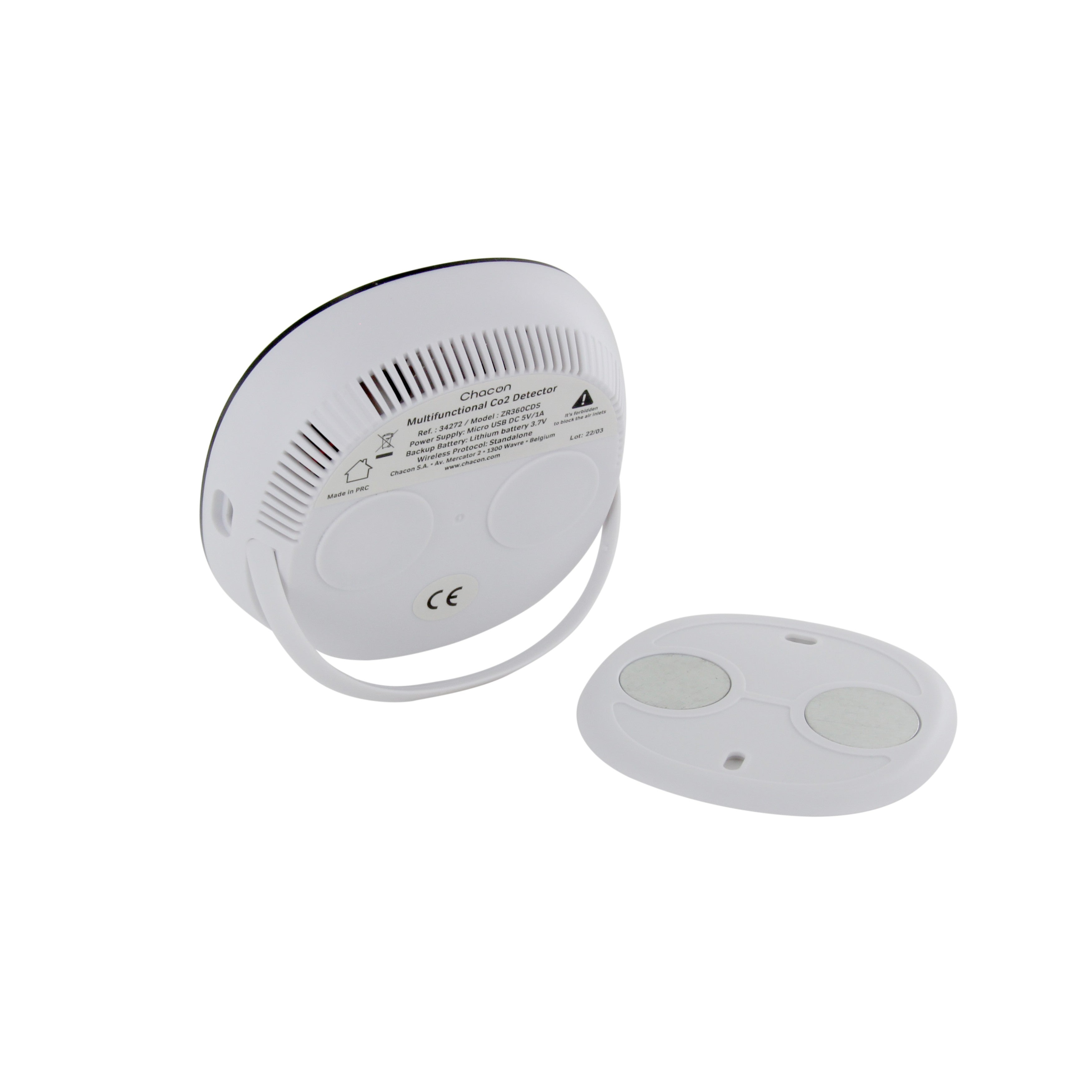 Detector de CO2 com visor LCD