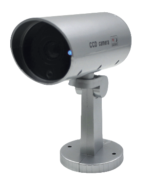 Roterende nepcamera met bewegingsdetector met blauwe led