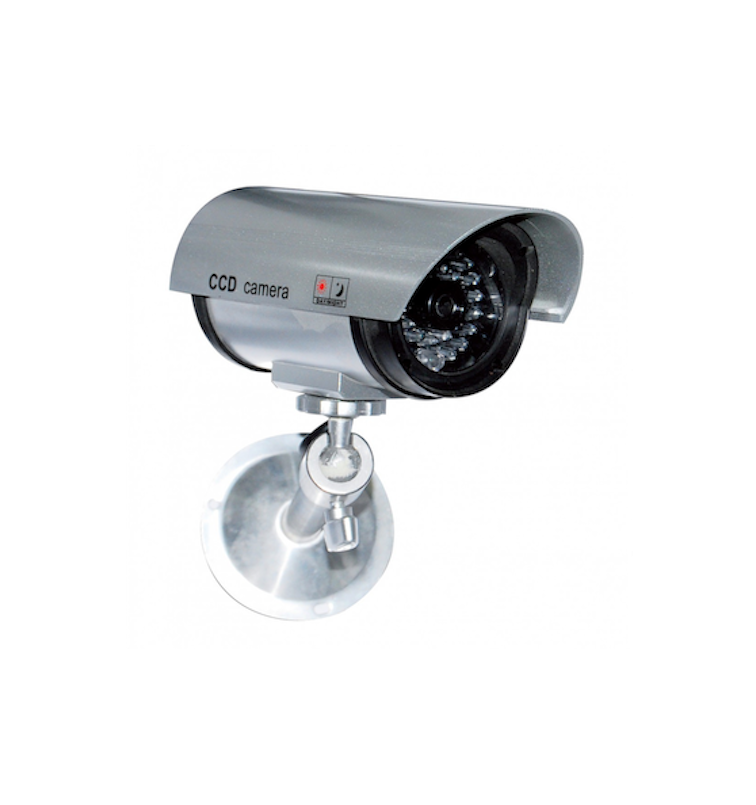 Câmara fictícia exterior com LED vermelho intermitente