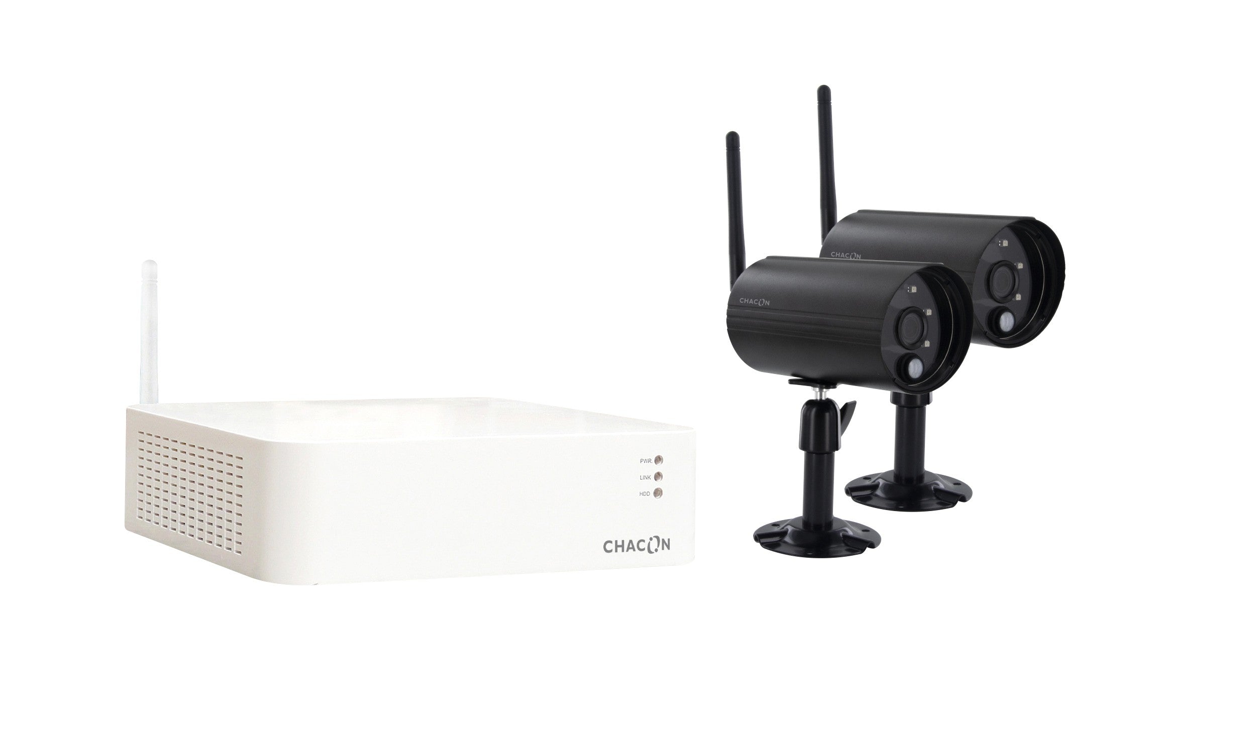 KIT DVR sem fios com 2 câmeras