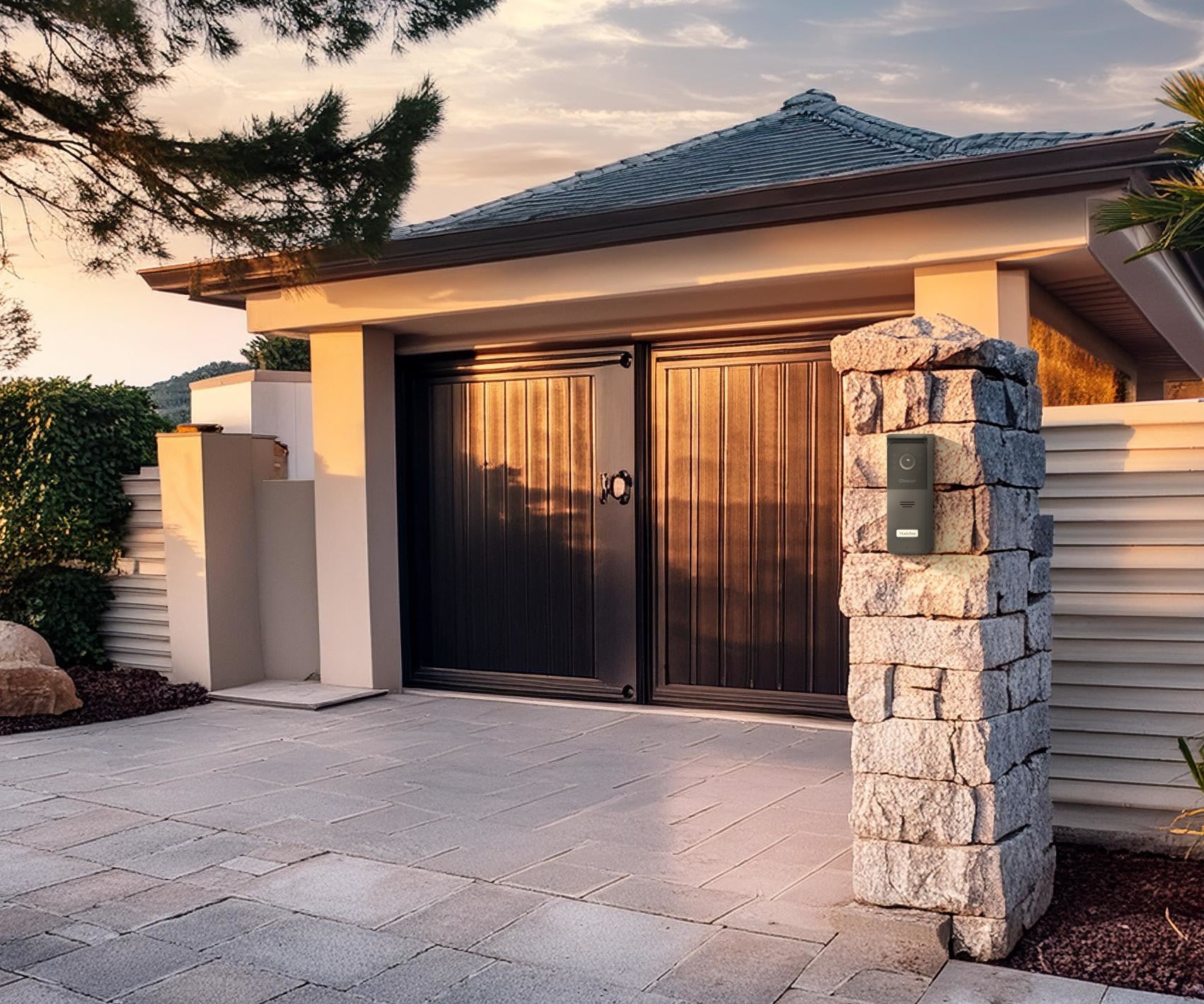 4,3" bedrade videofoon met aanraakscherm (4 draden)