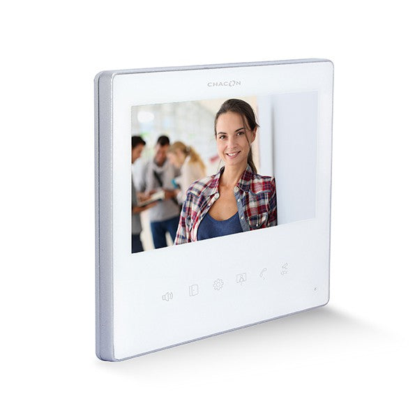 Additional 7" ultra-slim screen - White