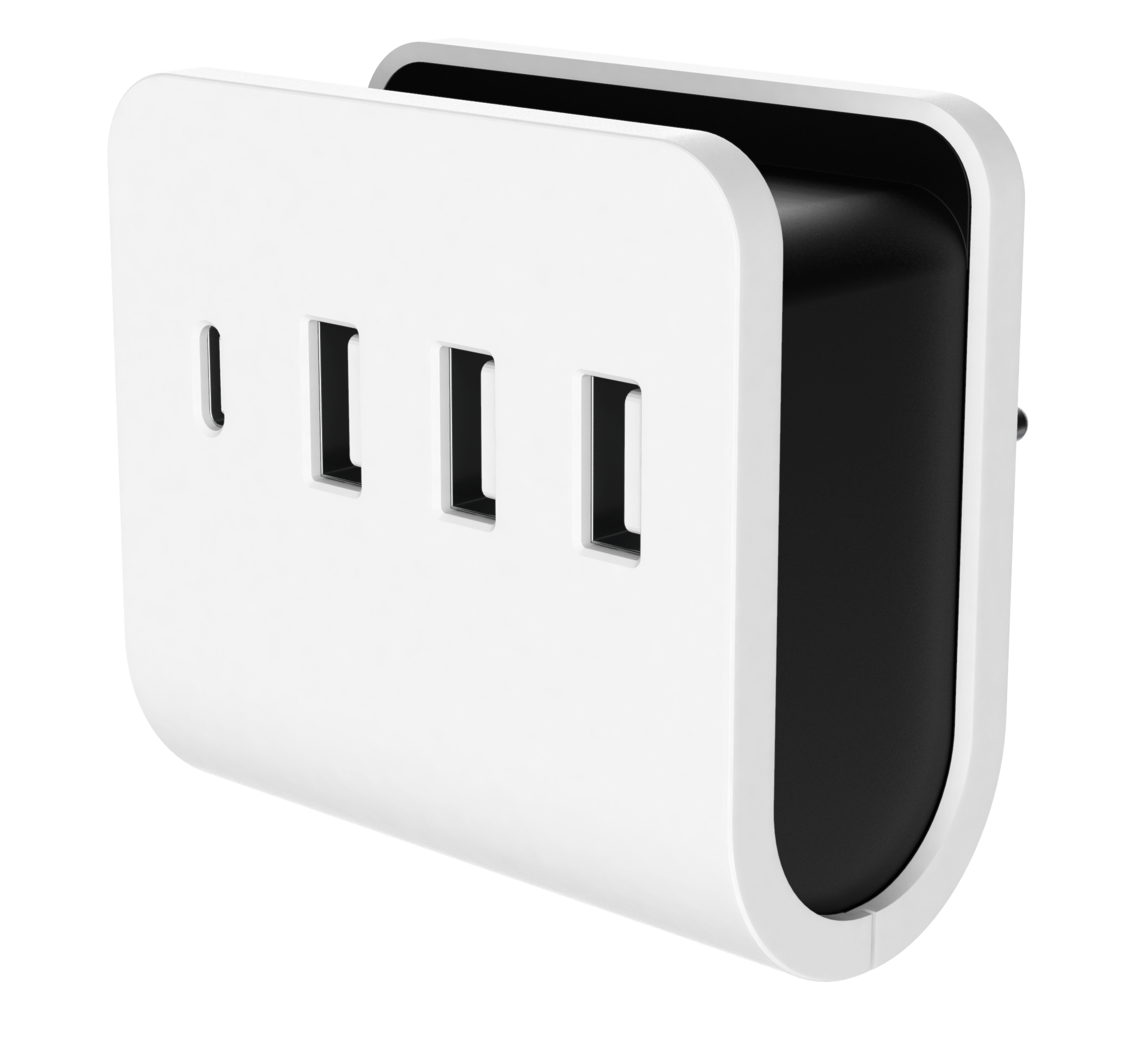 USB-lader met stekker 3 x USB A - 1x USB C