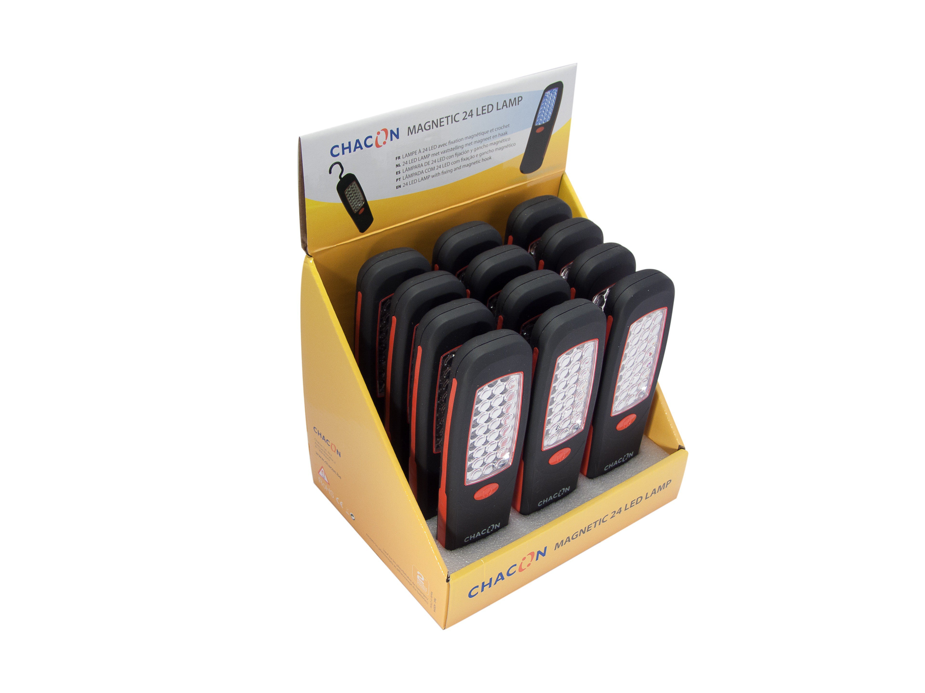 LED retangular magnética