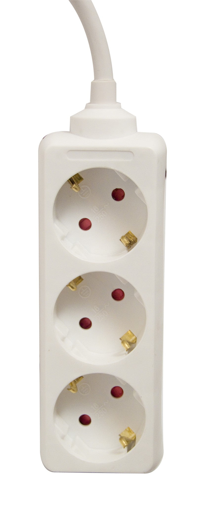 Base múltiple 3 x 16 A - 1,5 m - Blanco (SCH)