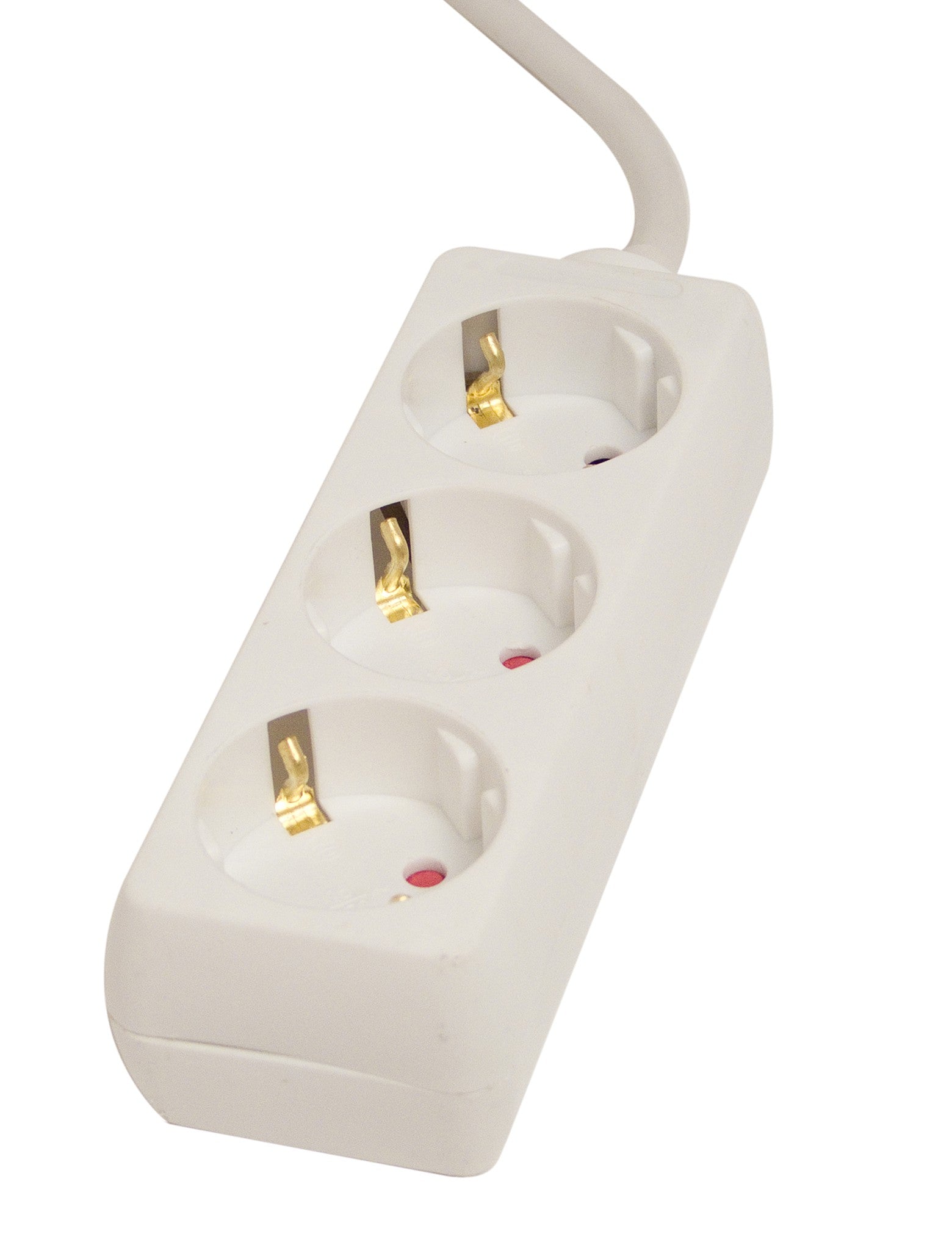 Base múltiple 3 x 16 A - 1,5 m - Blanco (SCH)