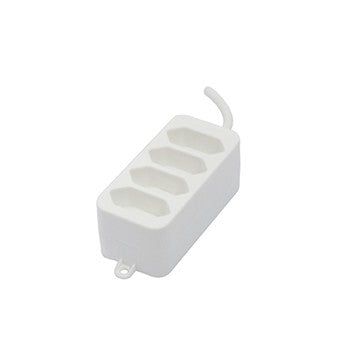 Multipresa 4 X 2,5 A - 1,5 m - Bianca