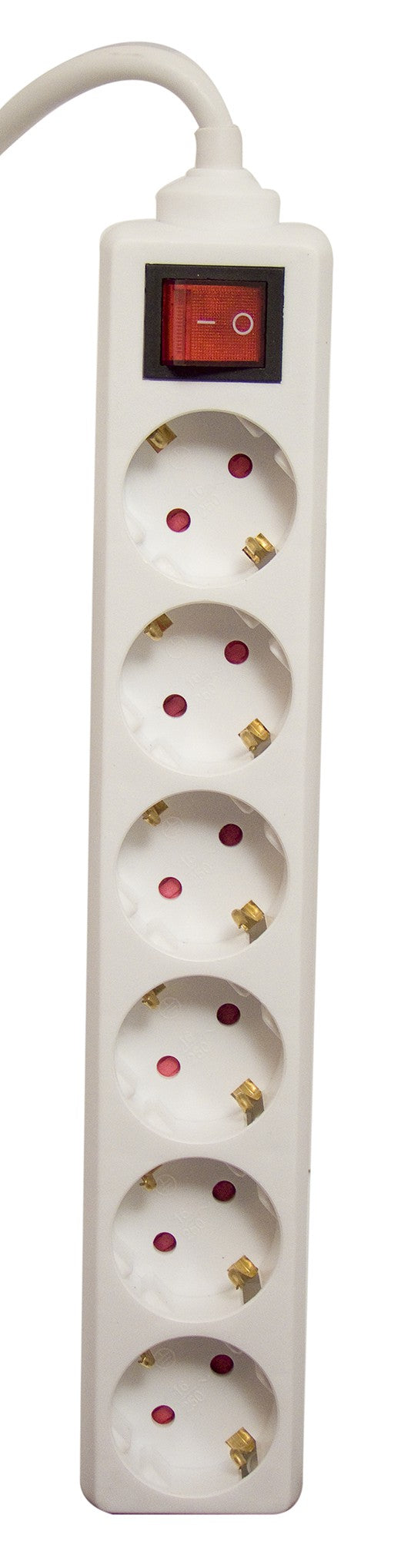 Power strip with switch - 3 m - white (SCH)