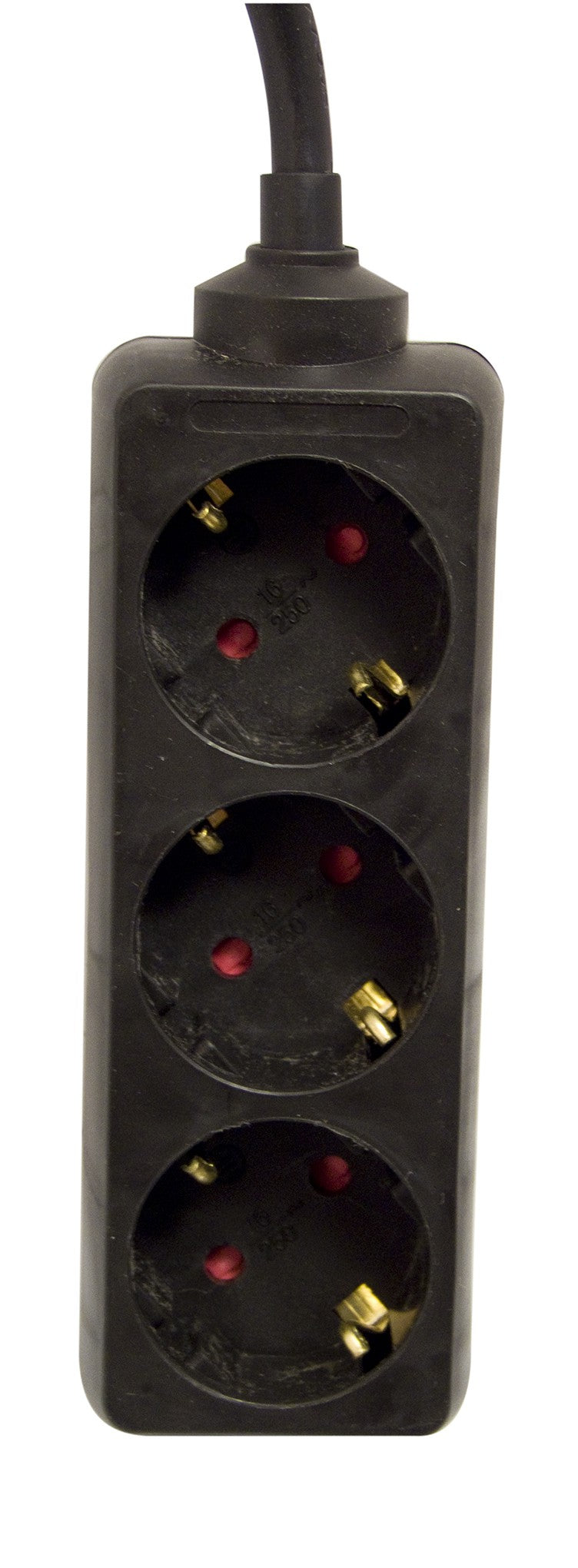 Power strip 3 x 16 A - 3 m - Black (SCH)