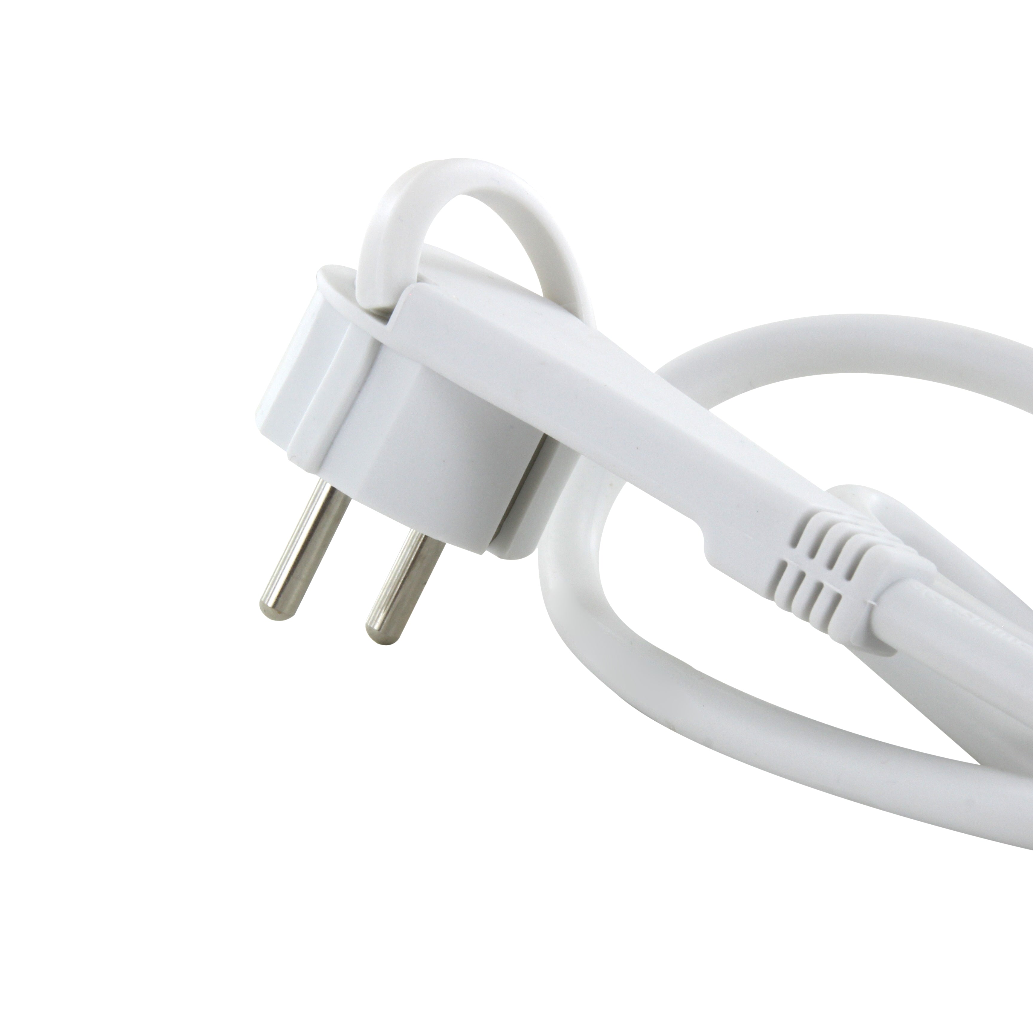 Multipresa design 5 x 16 A con interruttore + USB-A + USB-C - 1,5 m - Bianca