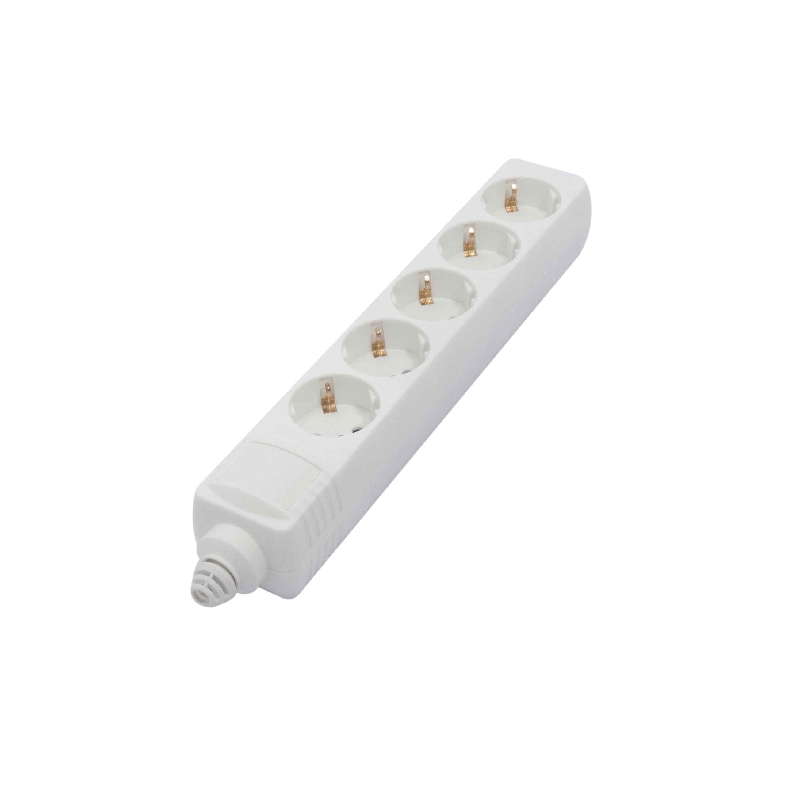 Multipresa 5 x 16 A senza cavo - Bianca (SCH)
