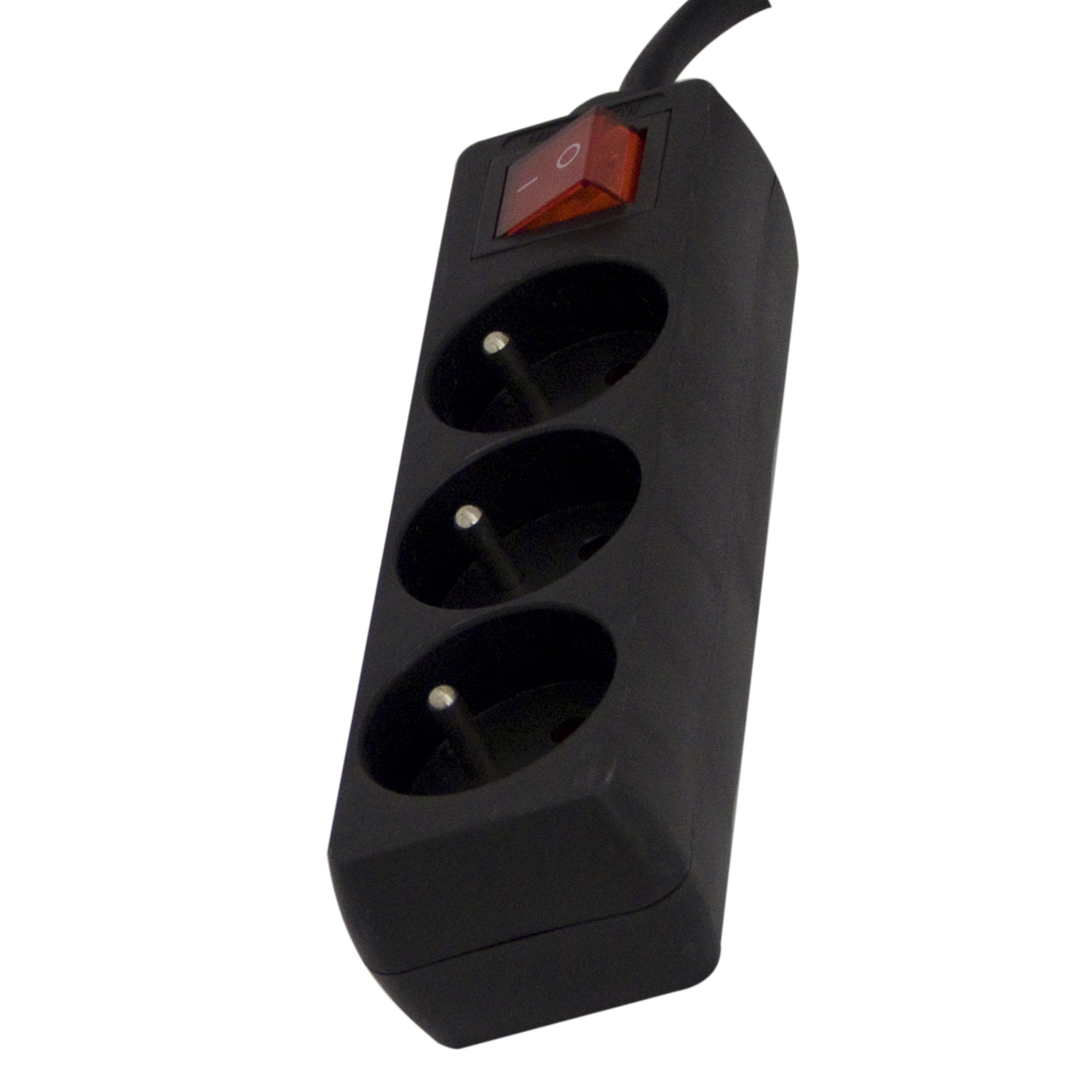 Power strip with switch 3 x 16 A - 1.5 m - Black