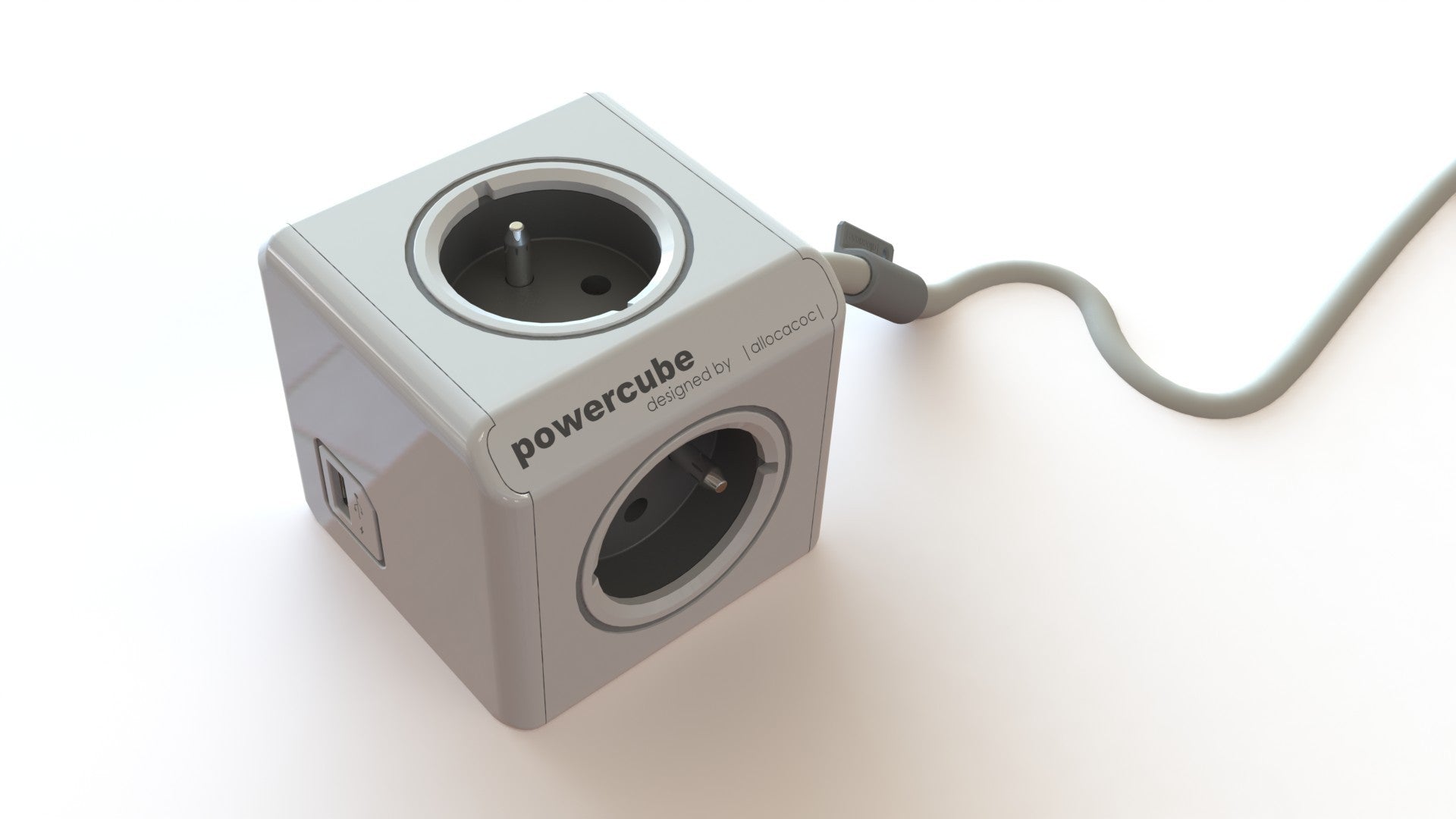 Powercube 3 x 16 A + 2 x USB - 1,5 m