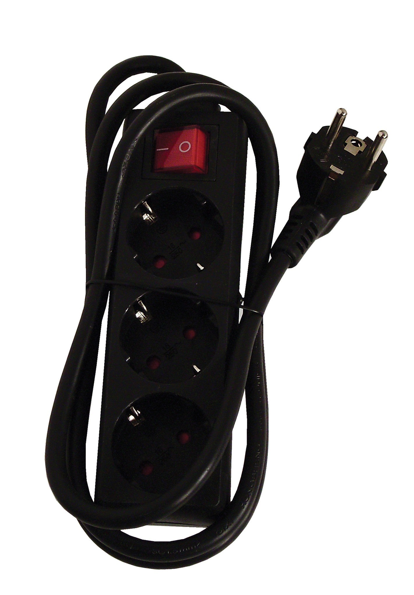 Power strip with switch 3 x 16 A - 1.5 m - Black (SCH)