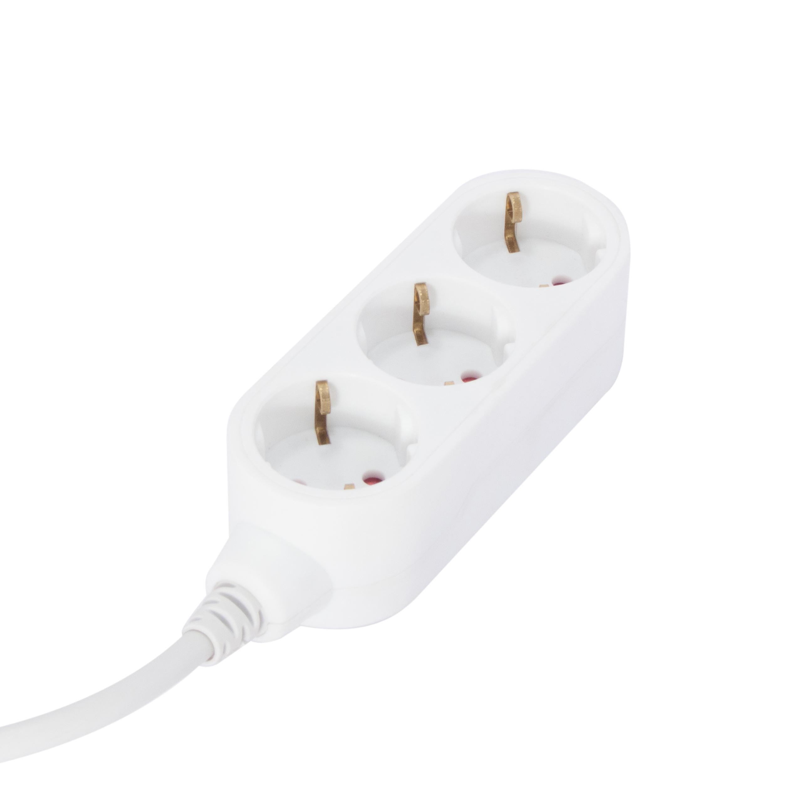 Bloc multiprise 3x16A - 0,5m - Blanc (SCH)