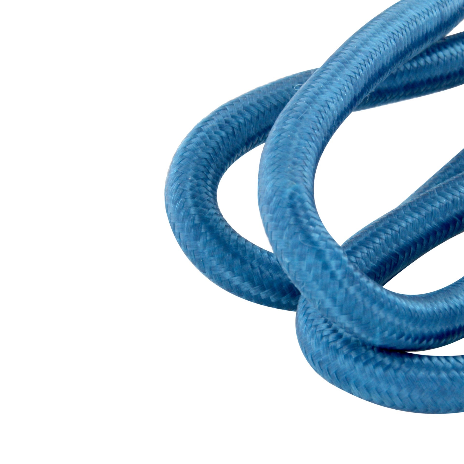 Míni-bloco de design 3x16A com cabo têxtil Azul- 1,5m