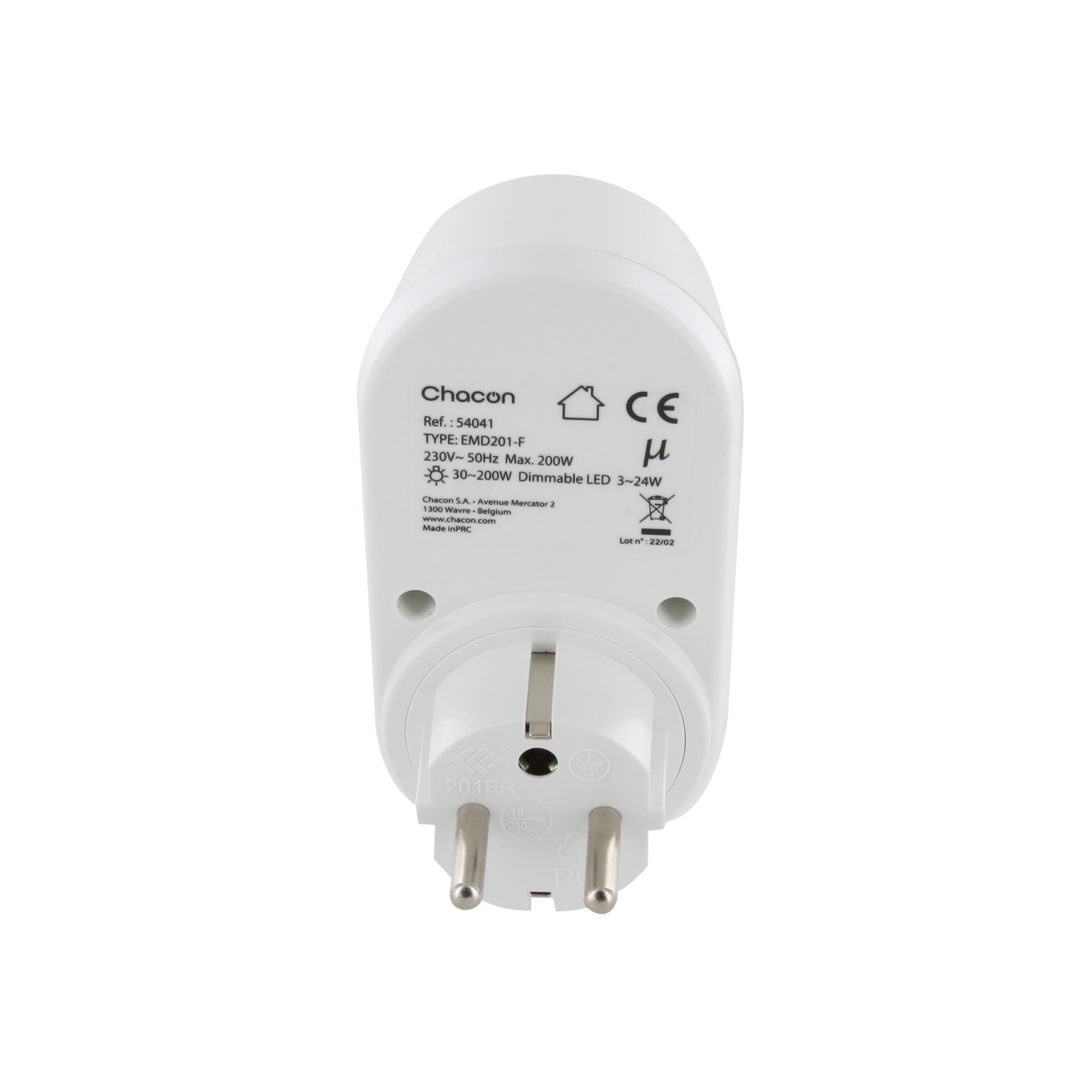 Dimmer socket - White