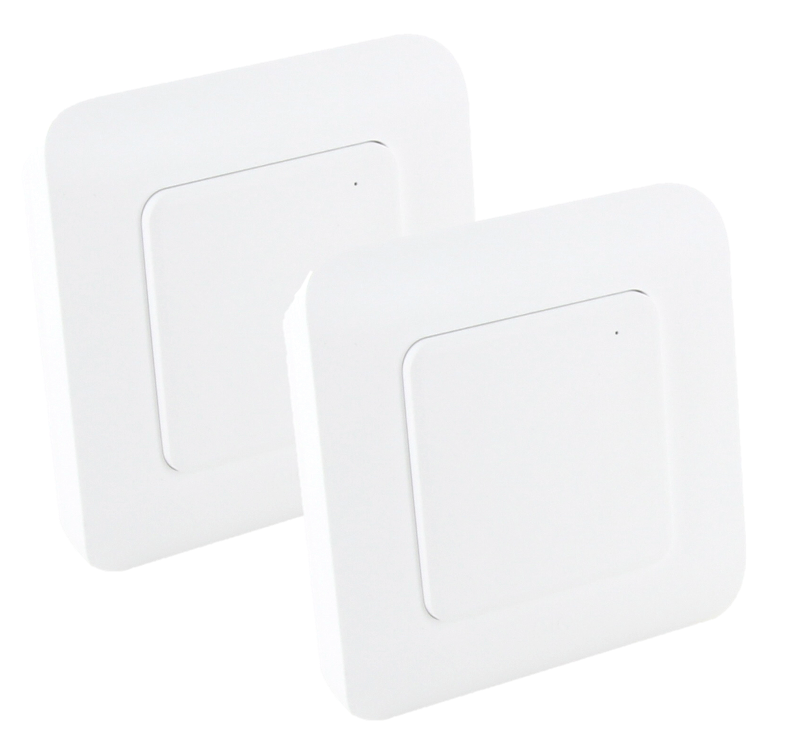 Kit of 2 single wireless switches DIO 1.0