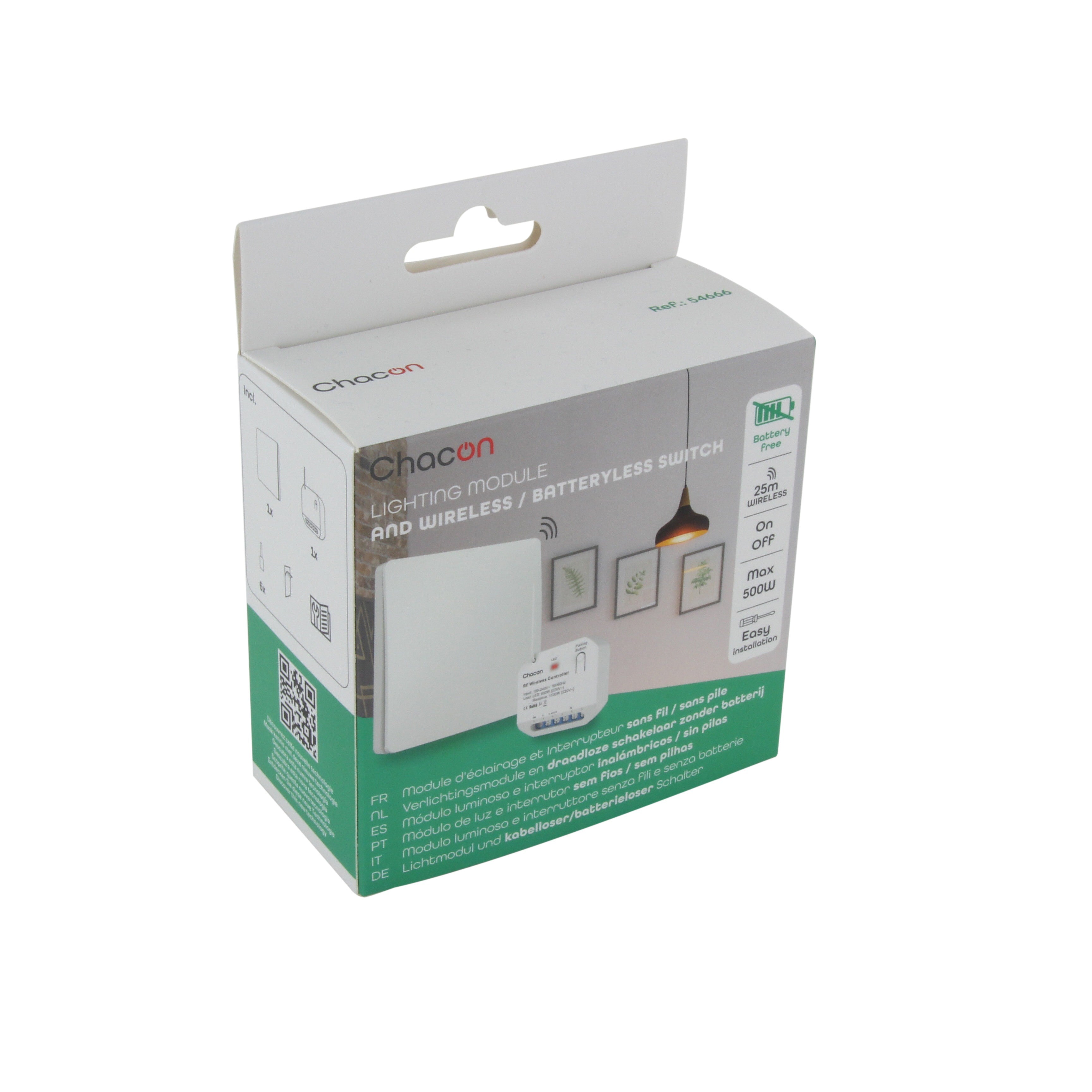 Set Lighting module and kinetic On / Off switch