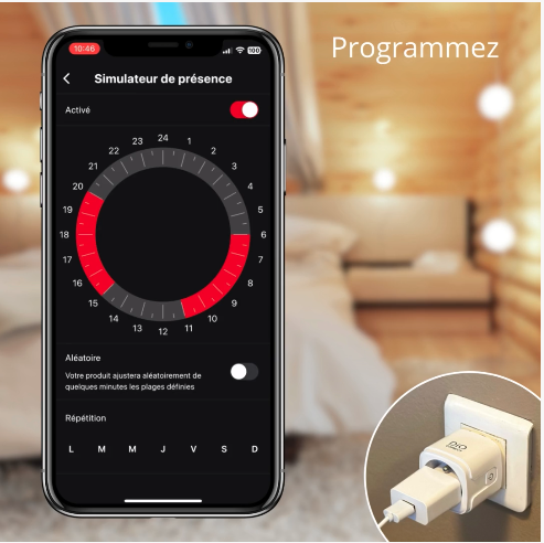 Prise connectée avec télécommande - DiO Connect