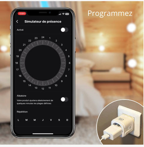 Prise connectée avec télécommande - DiO Connect