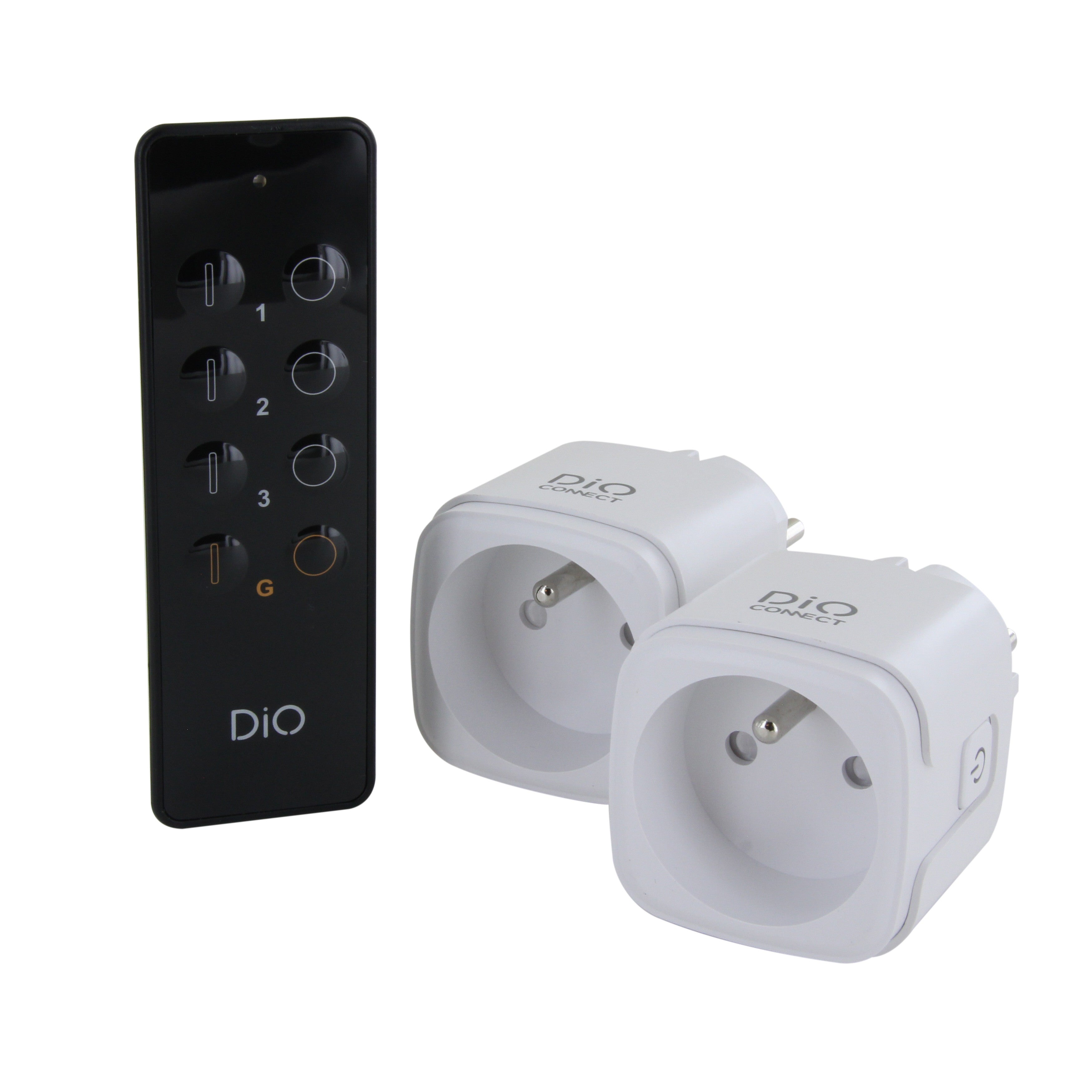 2 Connected plugs with remote control - DiO Connect