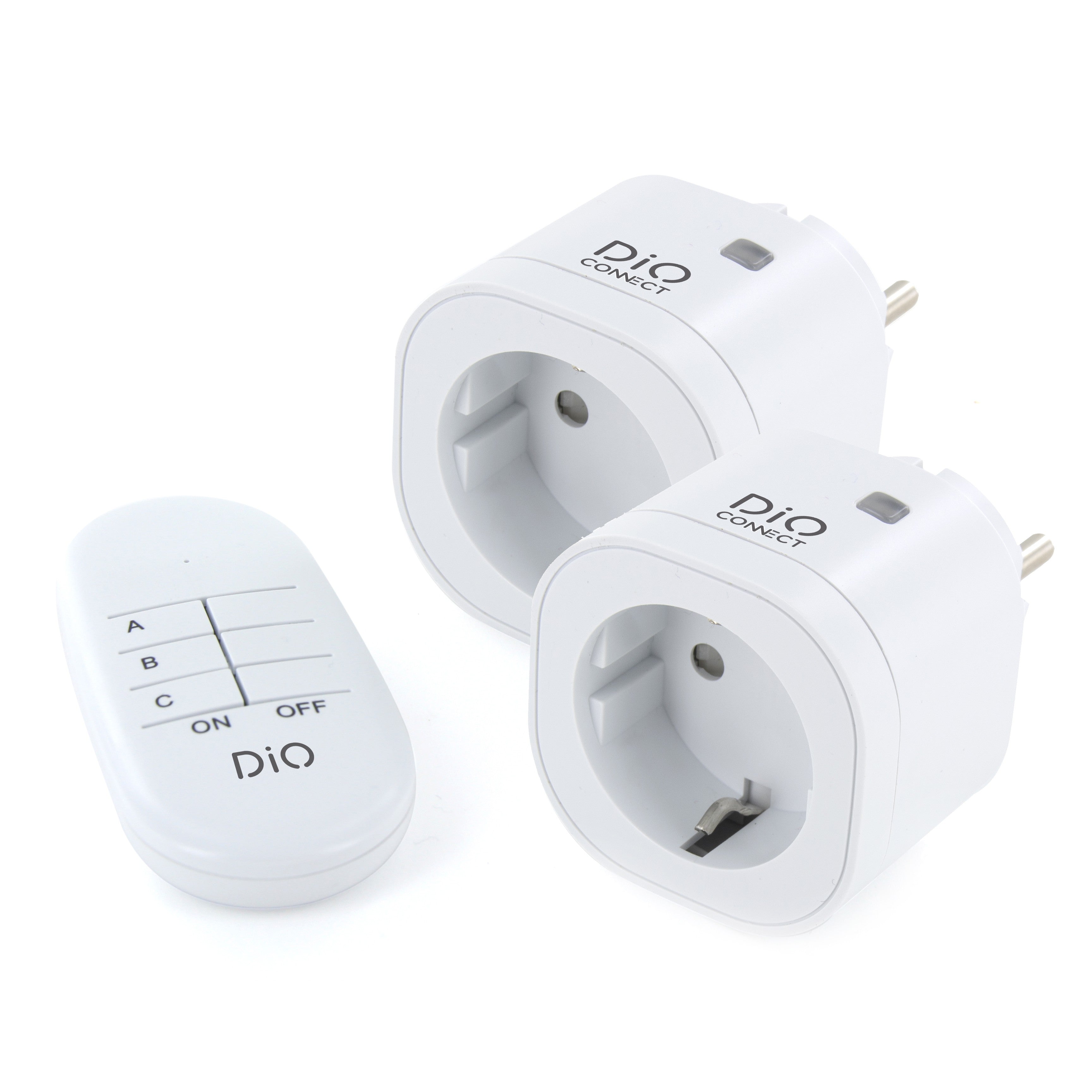 DiO Connect - 2 Prises WIFI et RF433MHz (SCH) + télécommande
