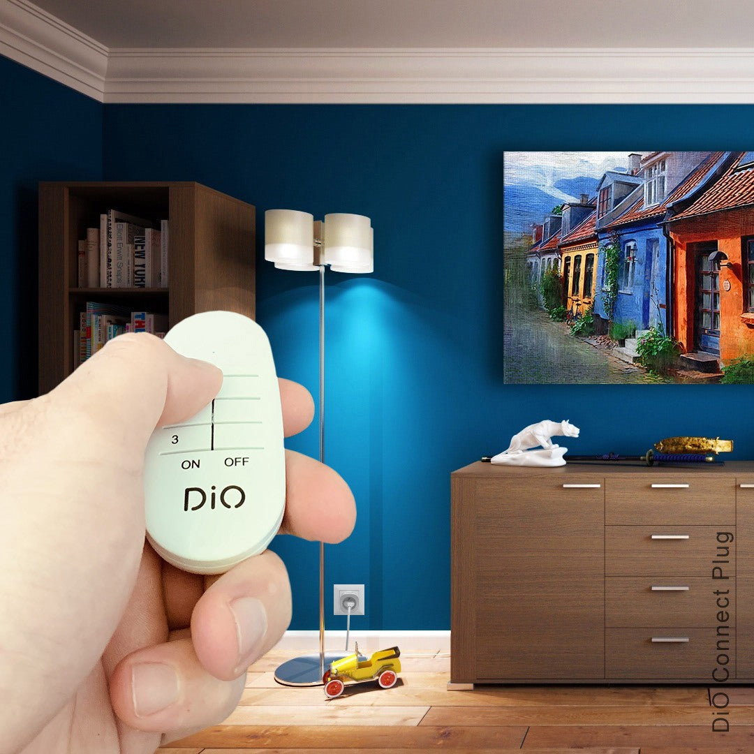 DiO Connect - 2 Prises WIFI et RF433MHz (SCH) + télécommande
