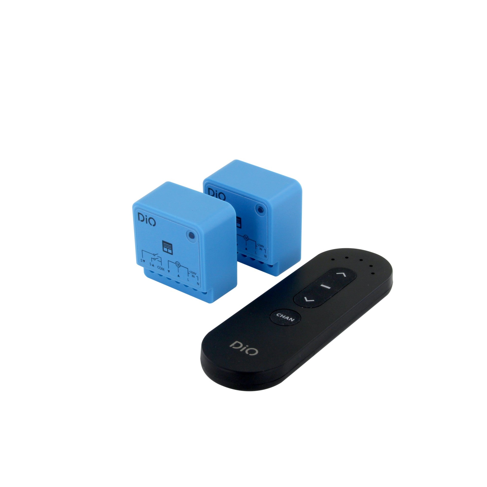 Kit de 2 módulos de persiana con mando a distancia de 5 canales (433 MHz / Zigbee / BLE)