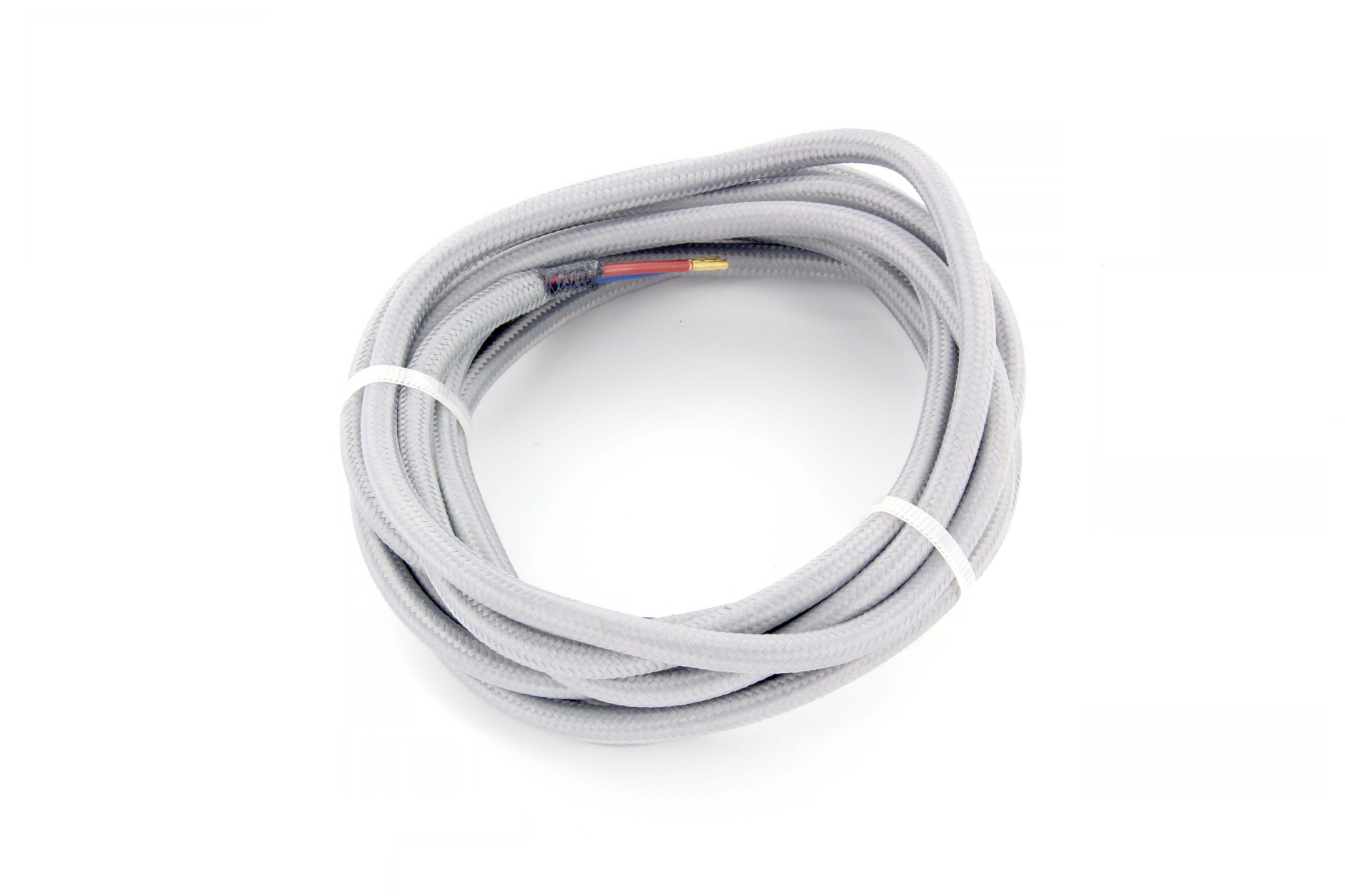 Câble textile 3m - Gris