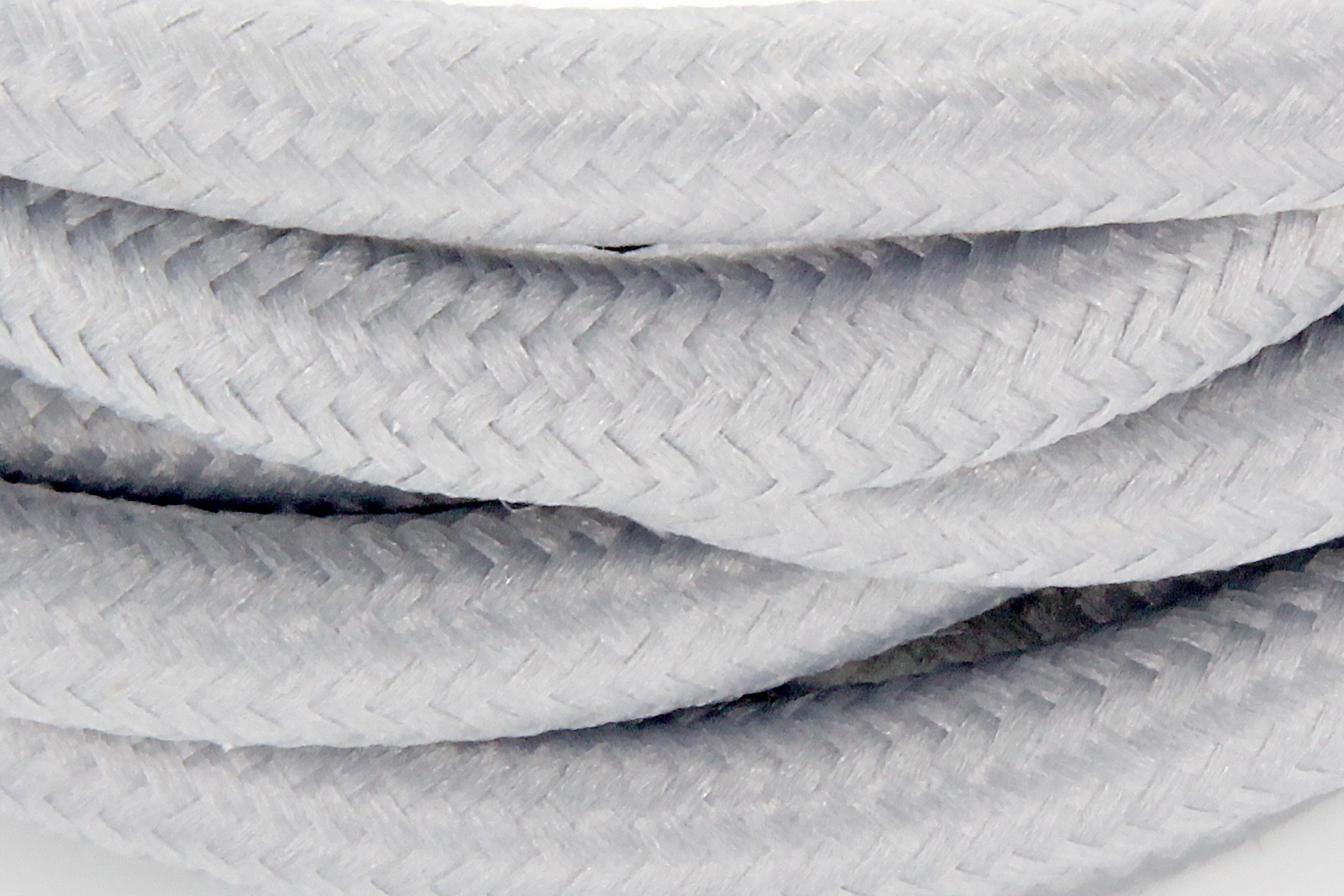 Câble textile 3m - Gris