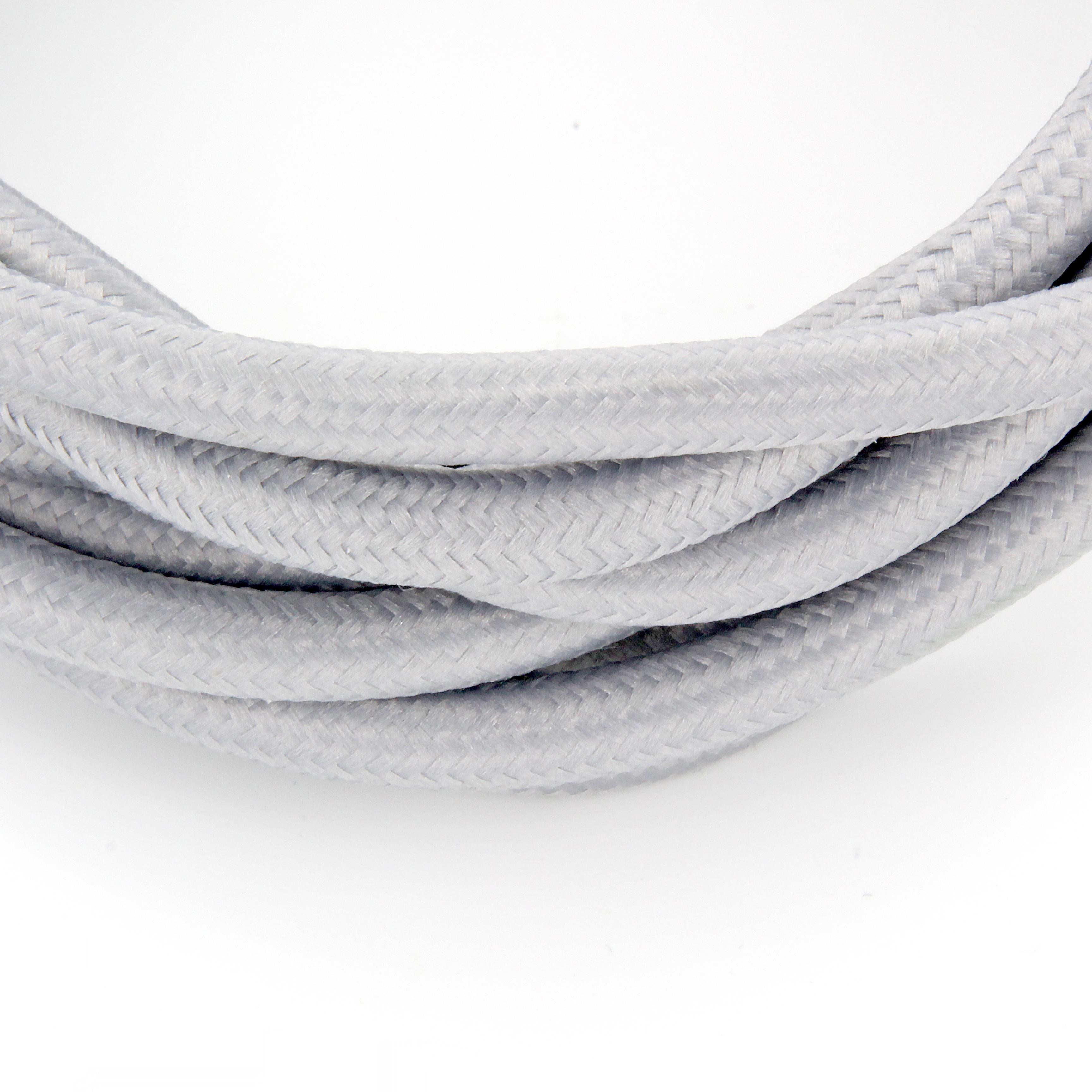 Câble textile 3m - Gris