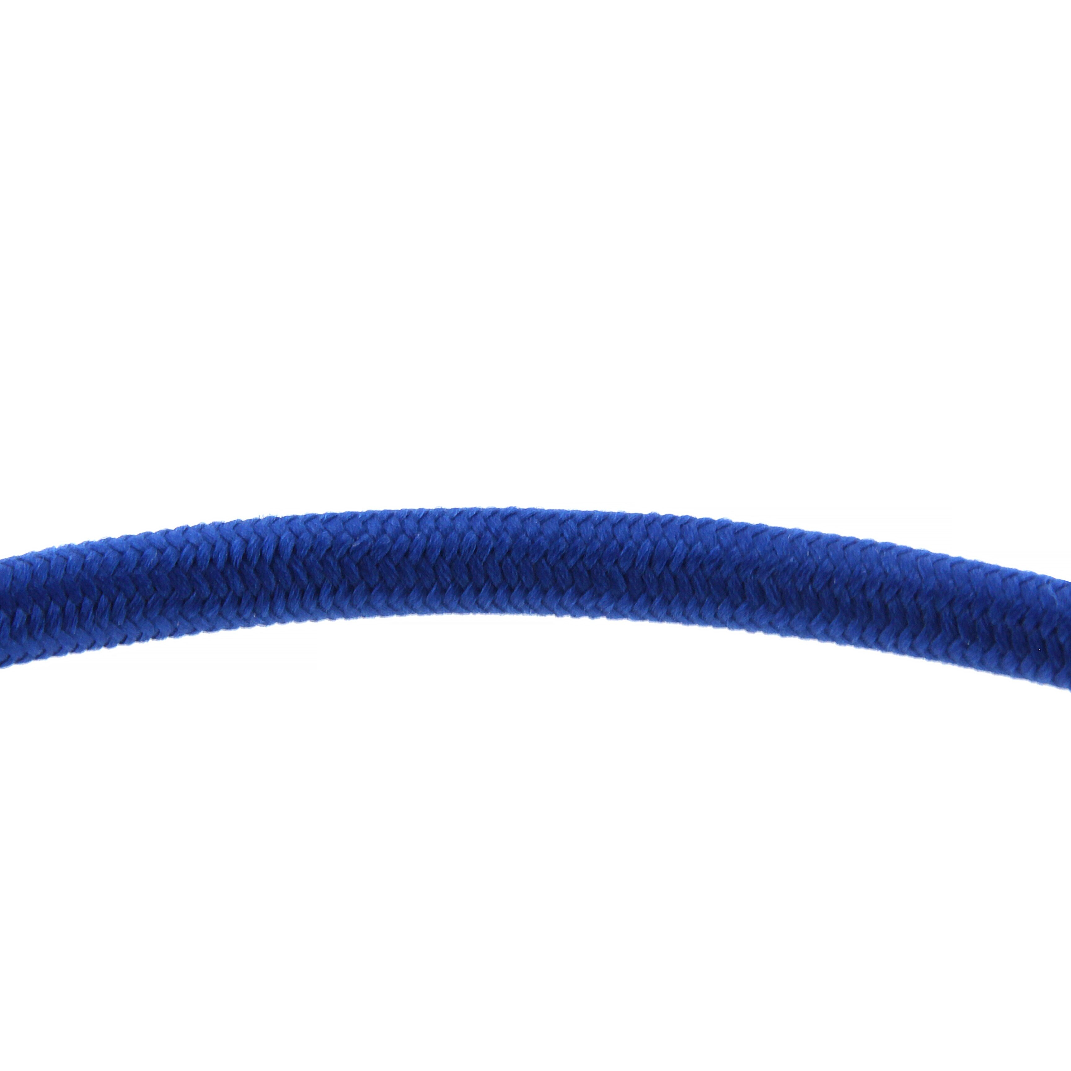 Cabo têxtil 3m - azul eléctrico