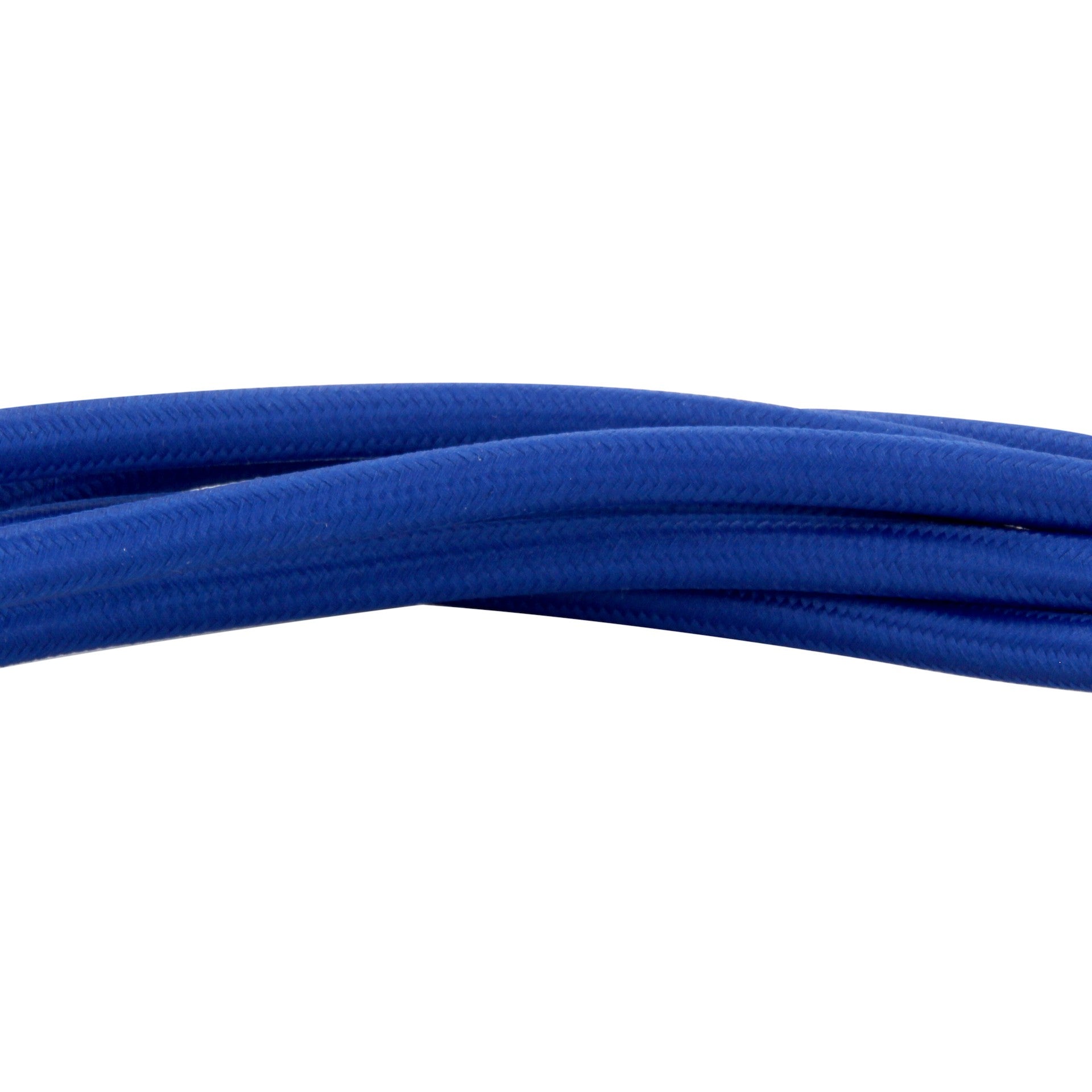 Cabo têxtil 3m - azul eléctrico