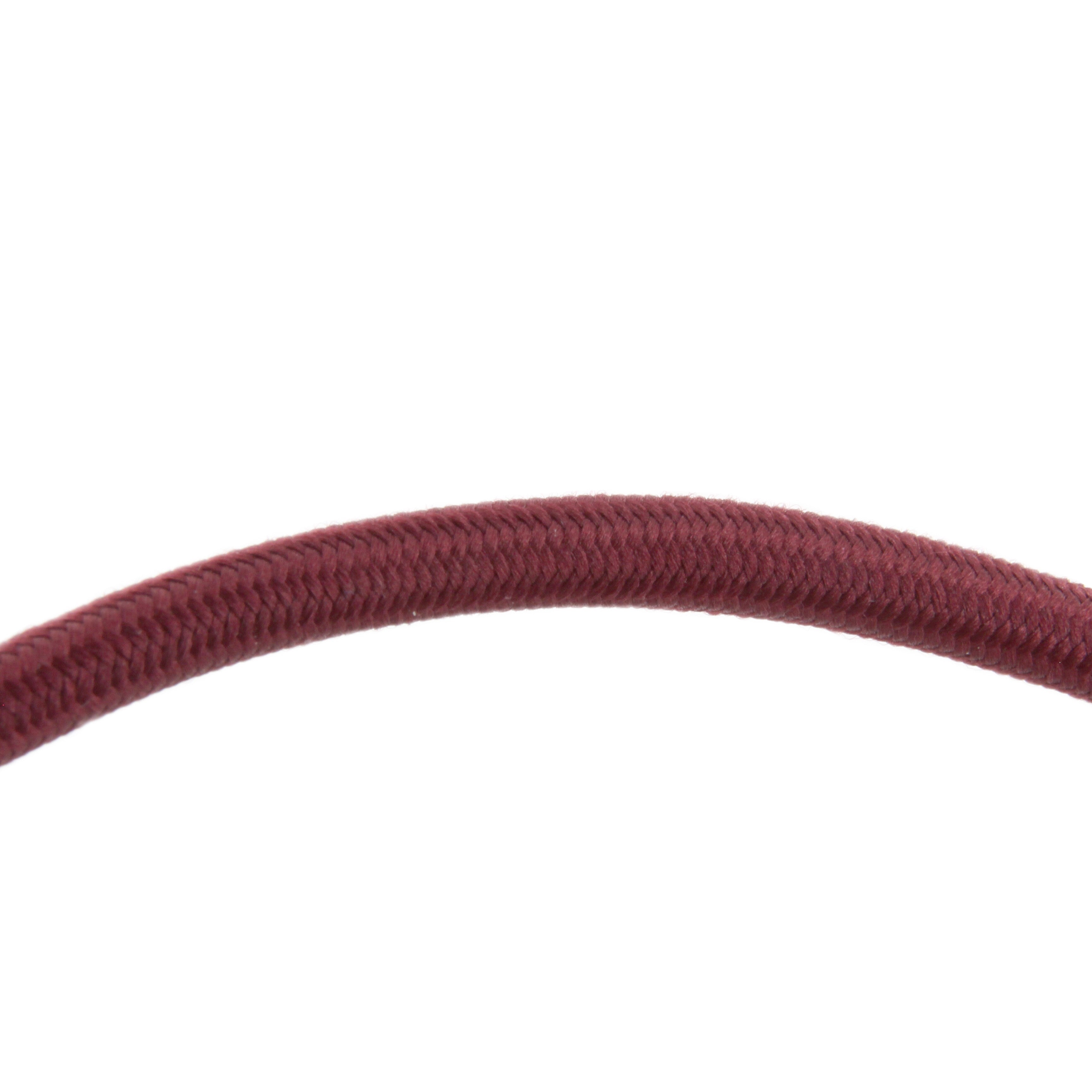 Cabo têxtil 3m - vermelho tijolo